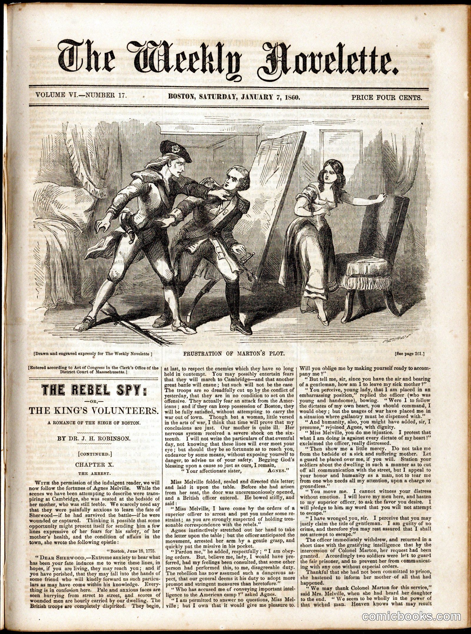 The Weekly Novelette: The Rebel Spy