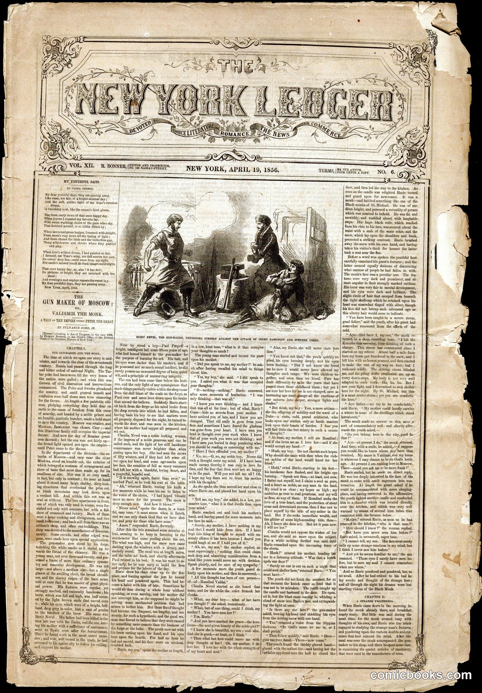 The New York Ledger, Vol. XII, No. 6