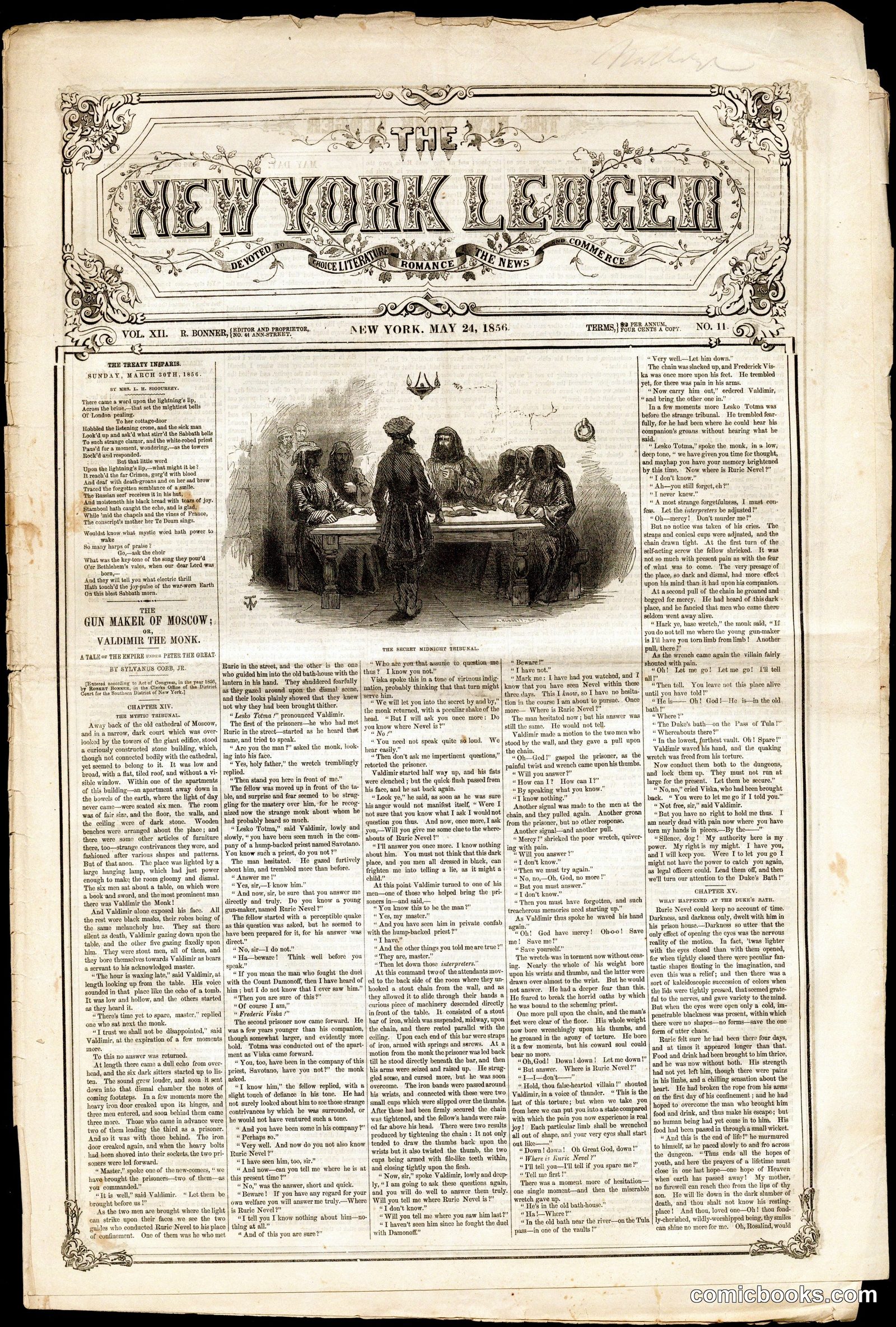 The New York Ledger, Vol. XII, No. 11