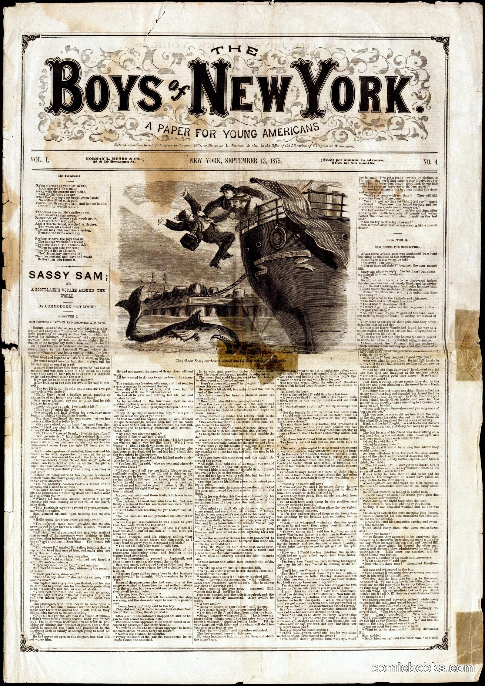 The Boys of New York, Vol. I, No. 4