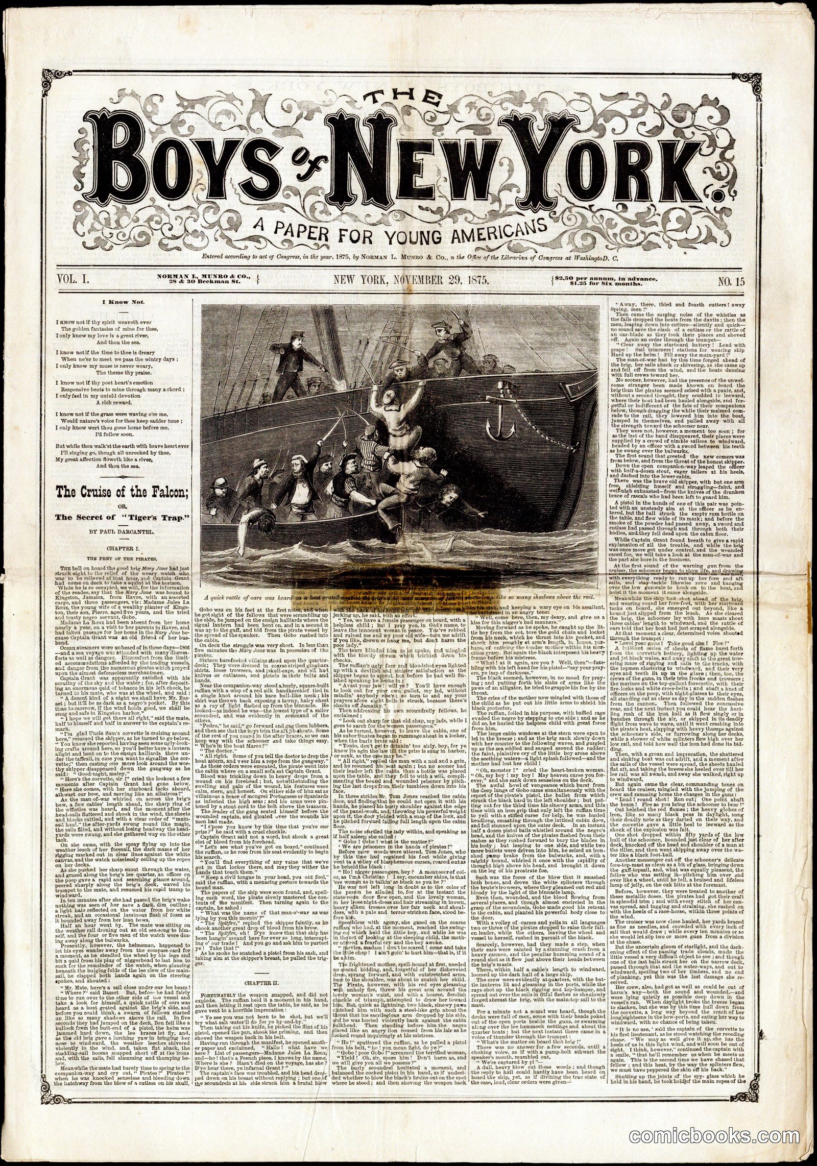 The Boys of New York: A Paper for Young Americans