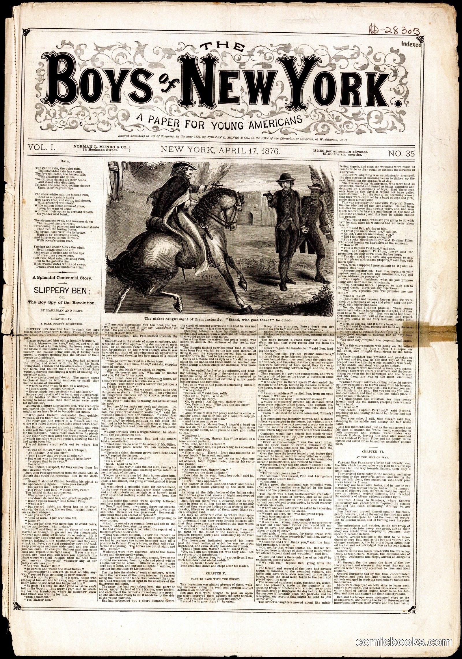 The Boys of New York, Vol. I, No. 35