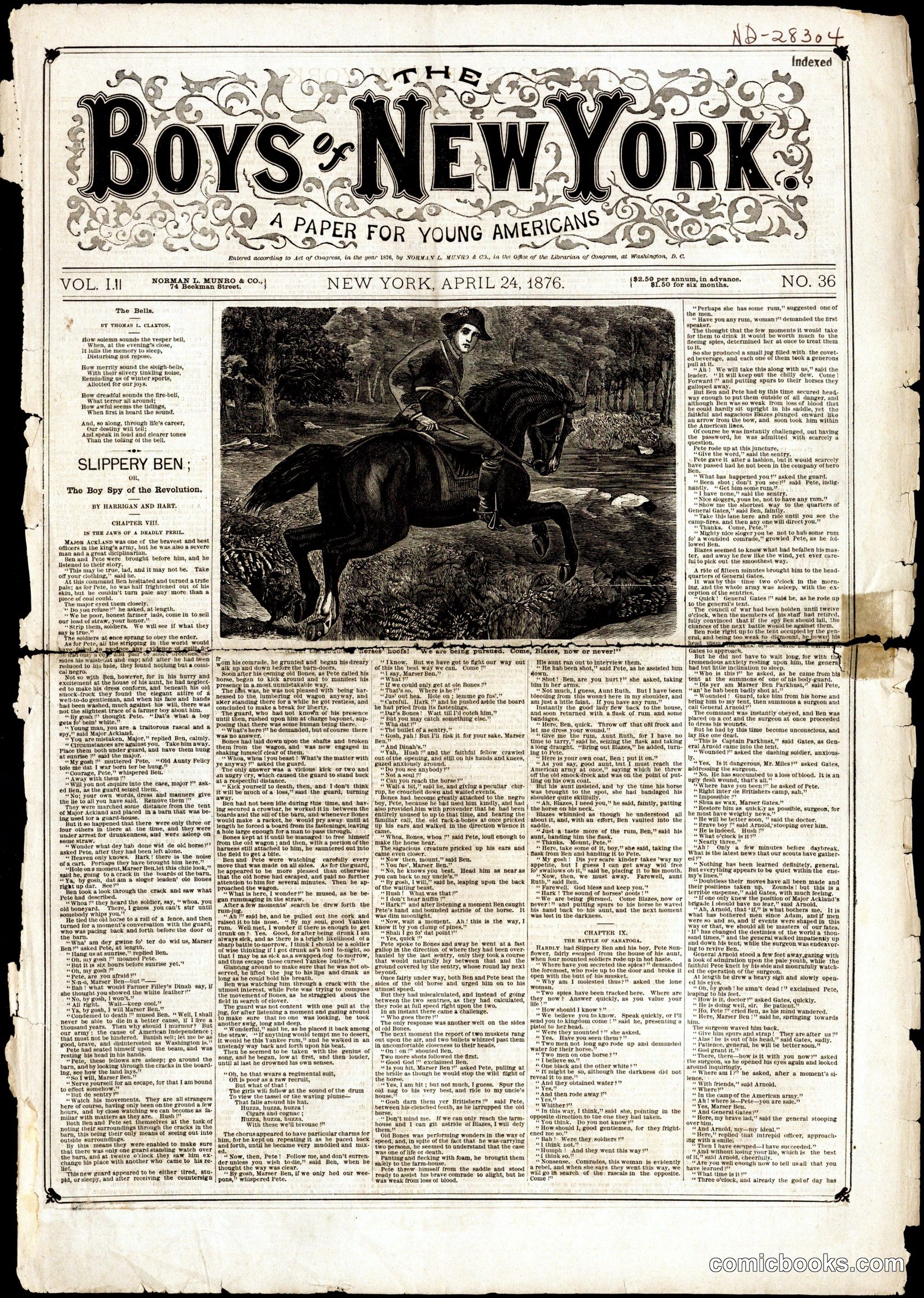 The Boys of New York, Vol. I, No. 36