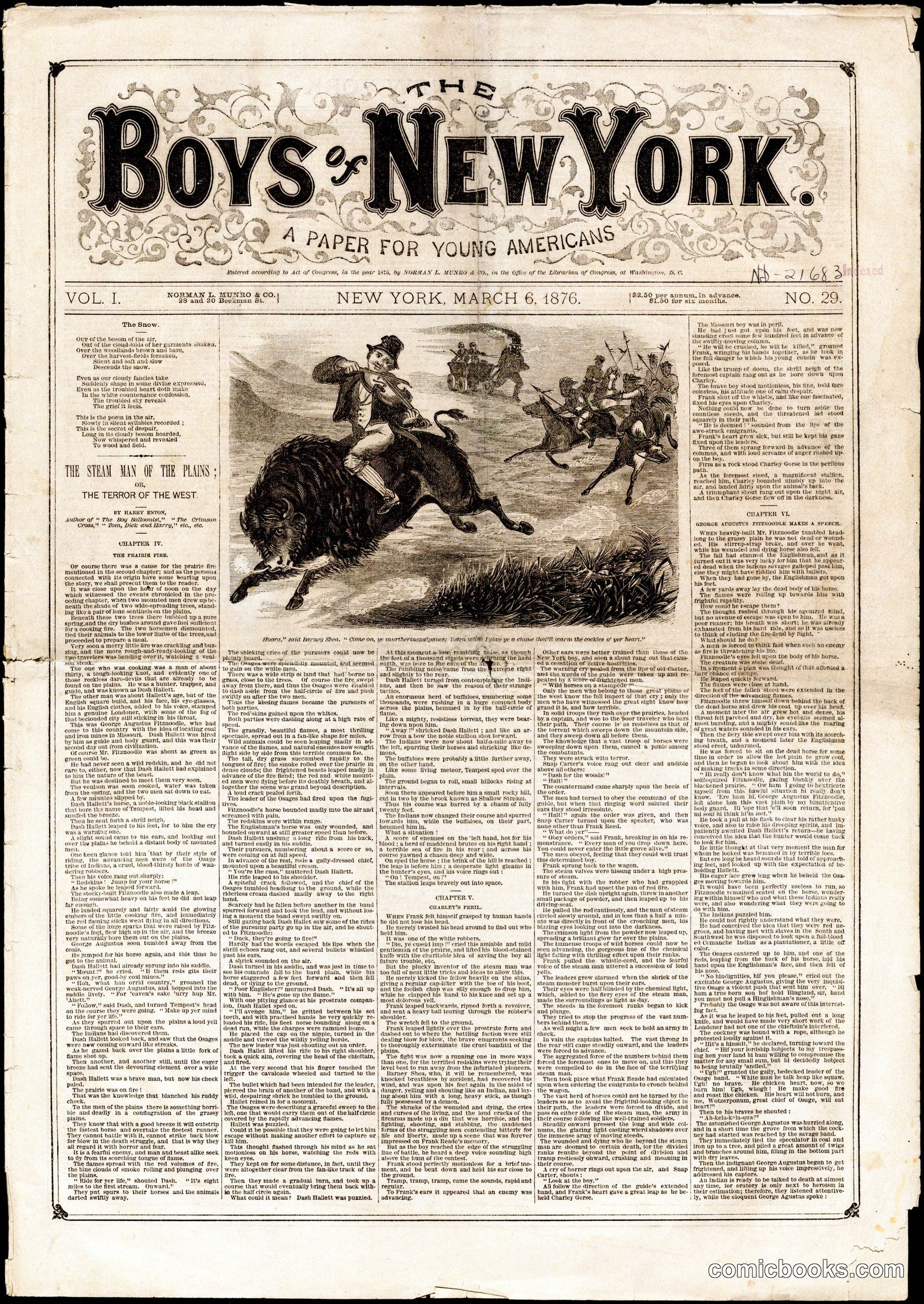 The Boys of New York (Vol. 1, No. 29)