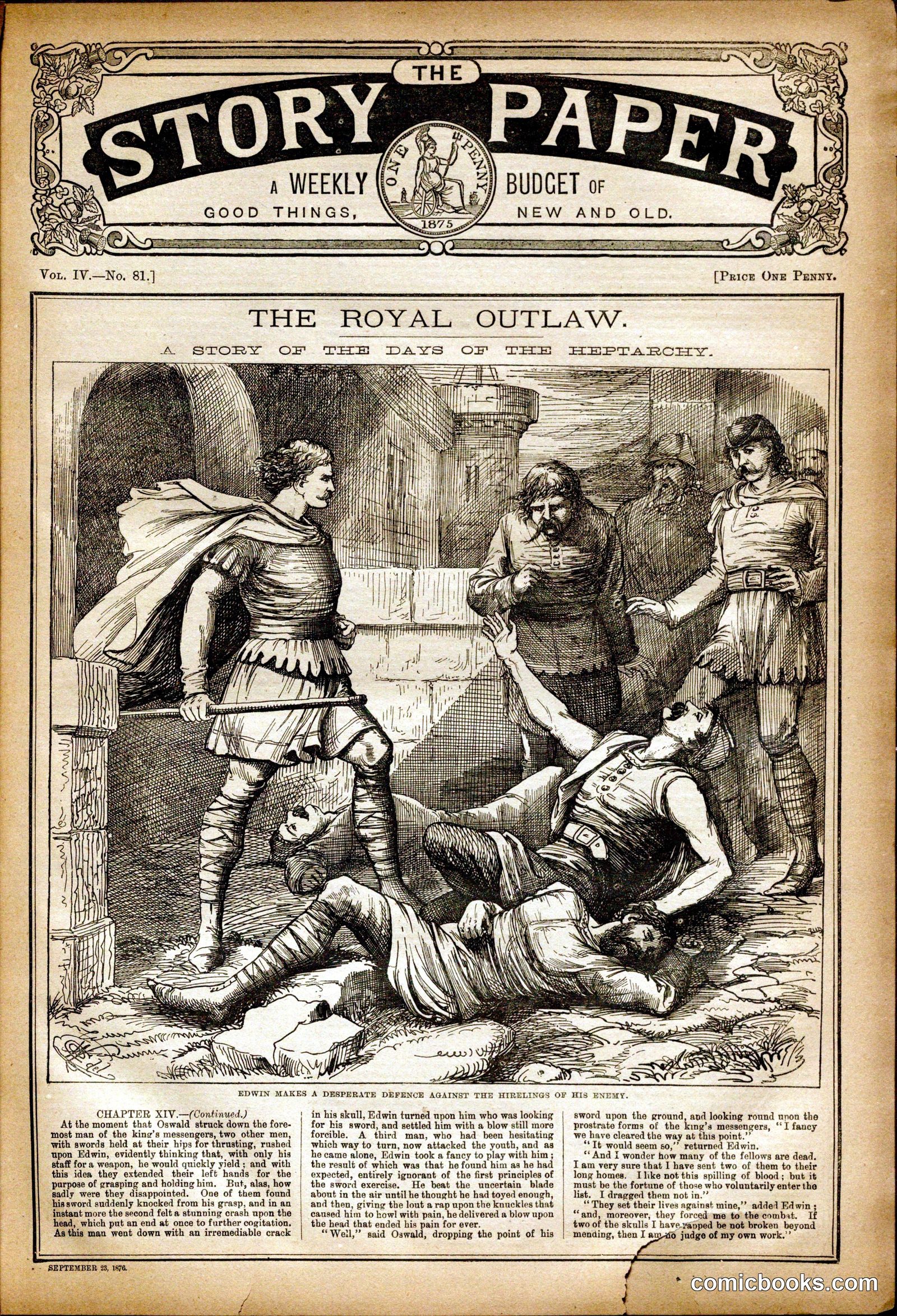 The Story Paper: 'The Royal Outlaw'