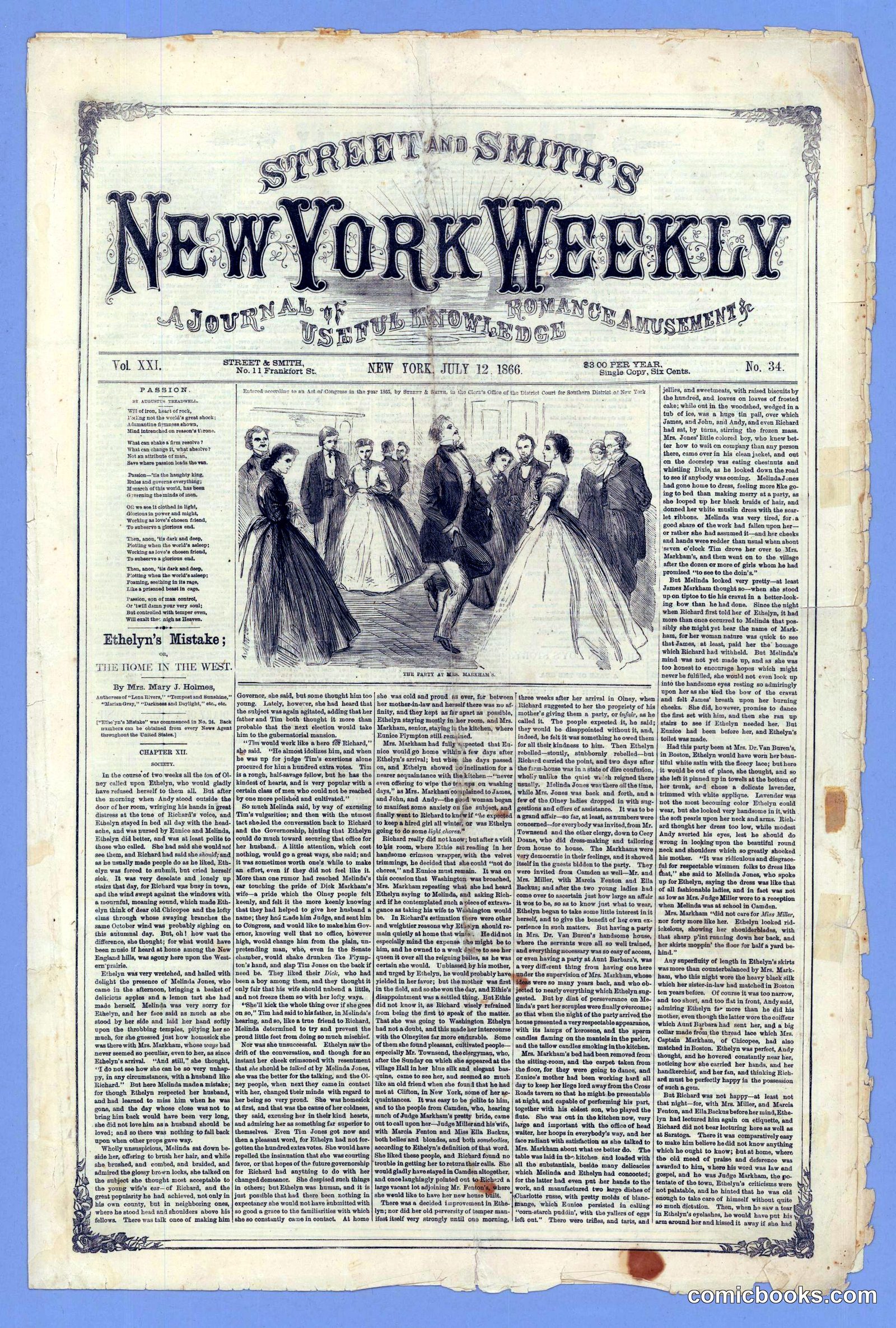 Street and Smith's New York Weekly