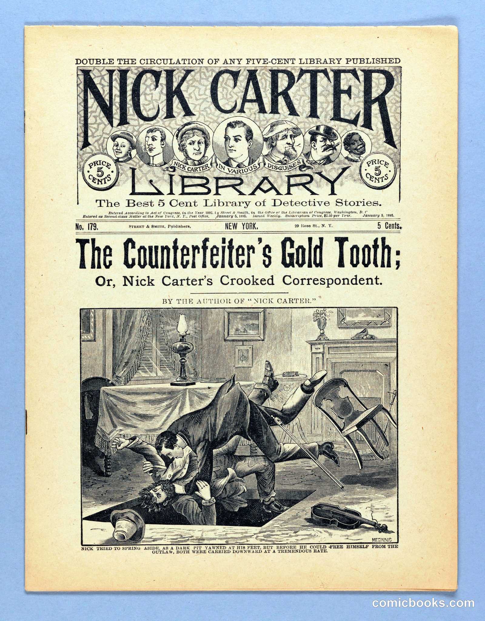 Nick Carter Library: The Counterfeiter's Gold Tooth