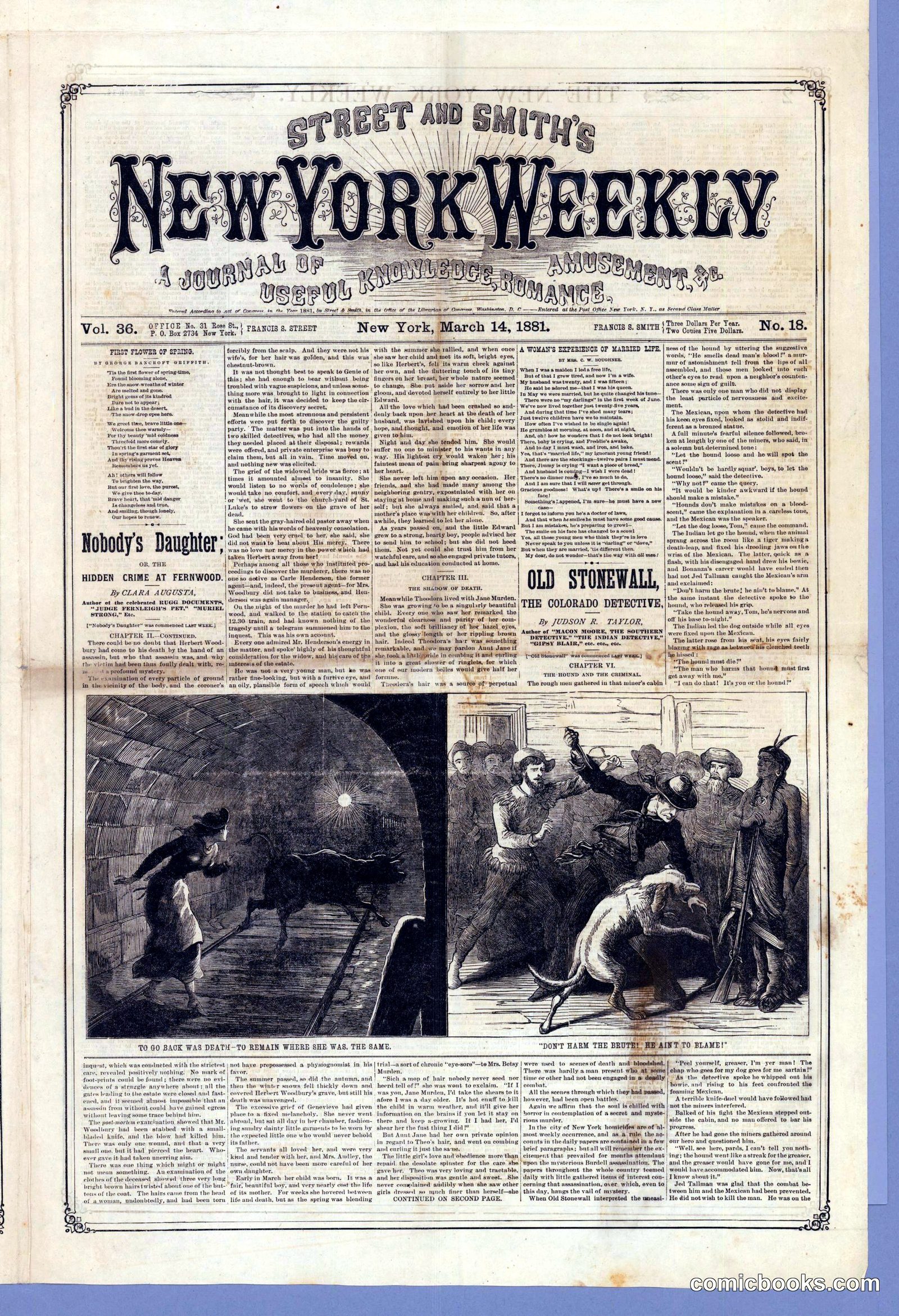 Street and Smith's New York Weekly