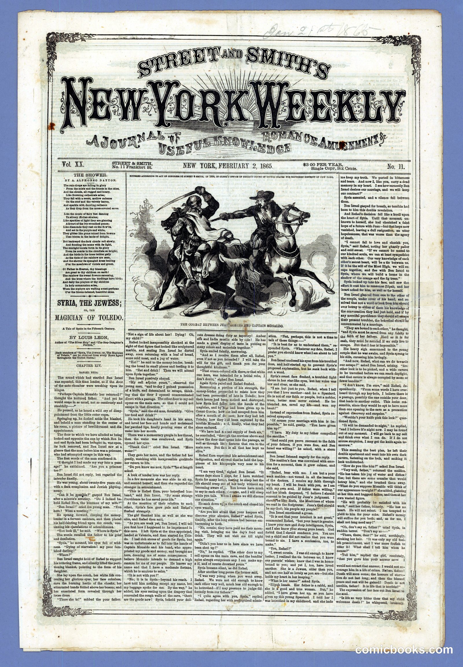 Street and Smith's New York Weekly