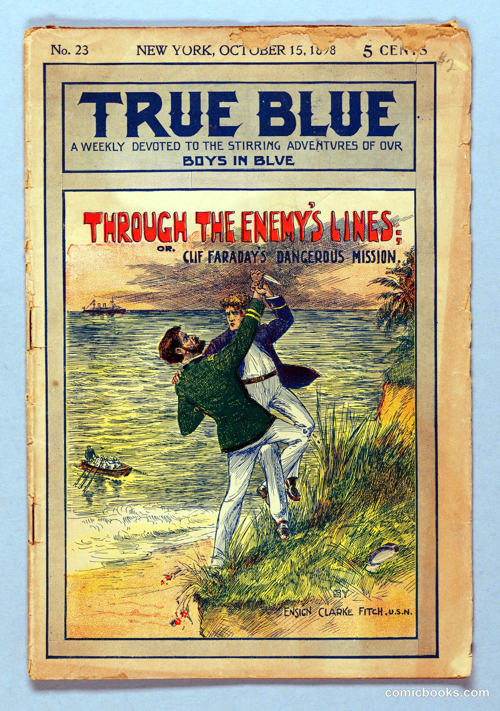Through the Enemy's Lines: Clif Faraday's Perilous Mission