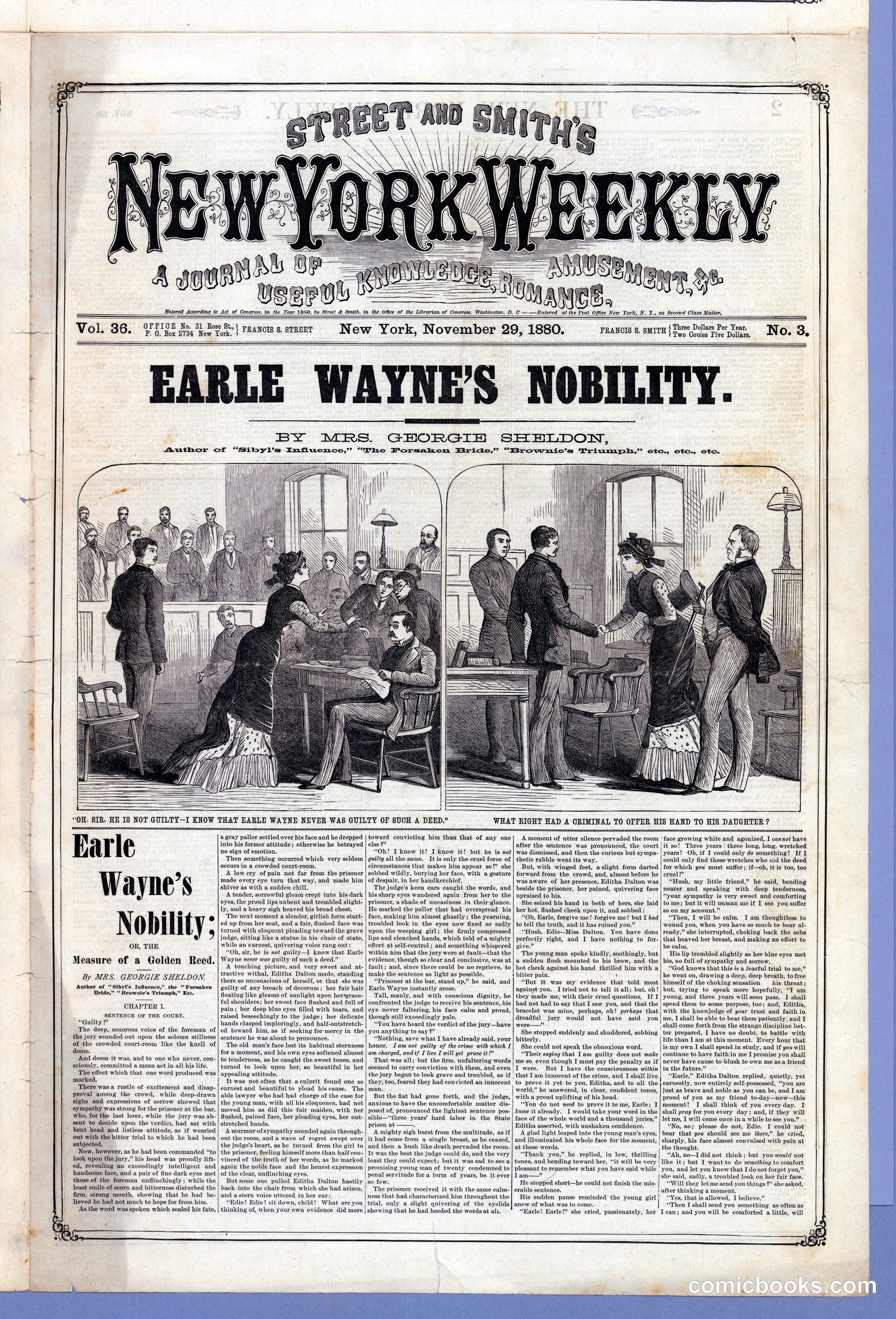 Street and Smith's New York Weekly