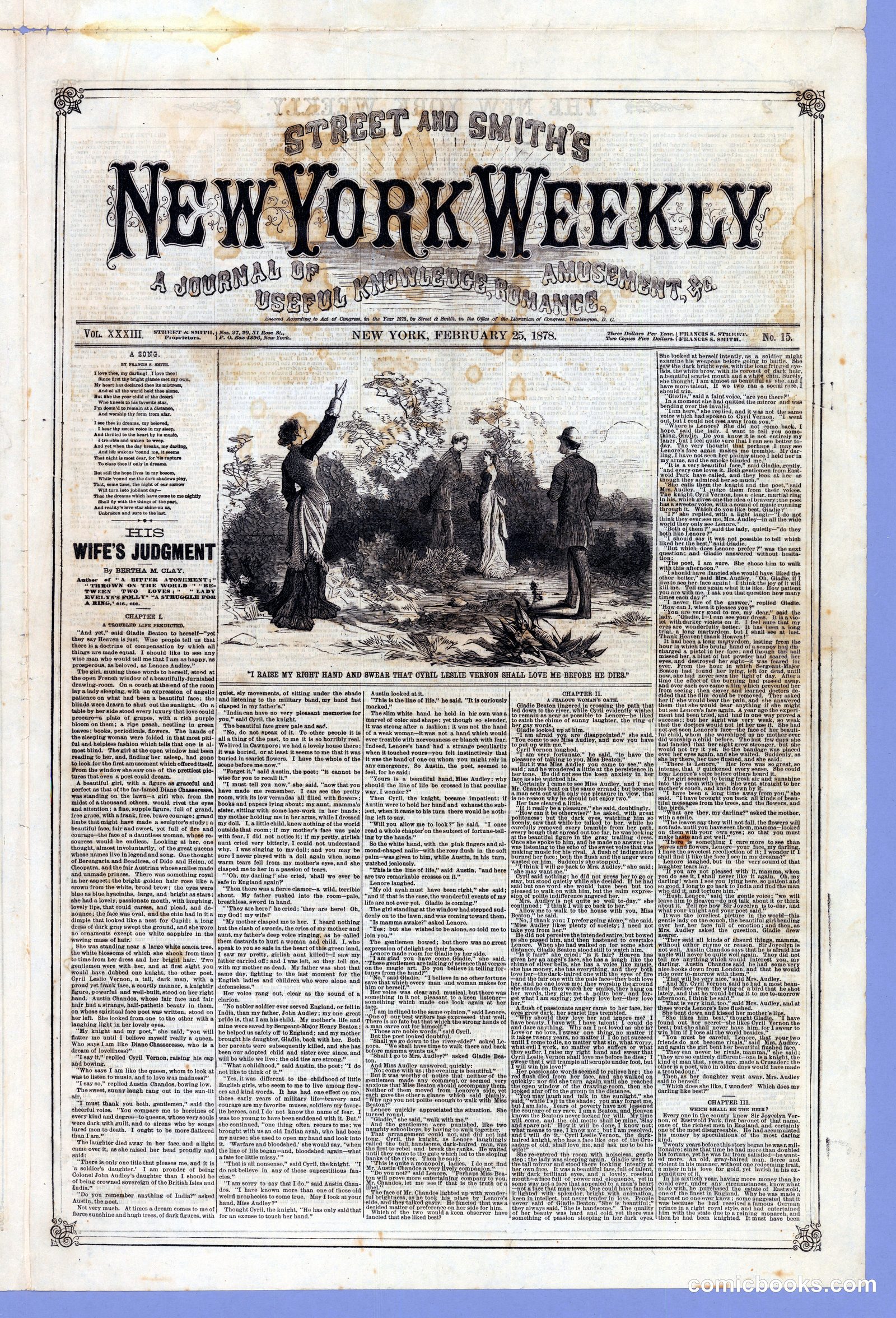 Street and Smith's New York Weekly