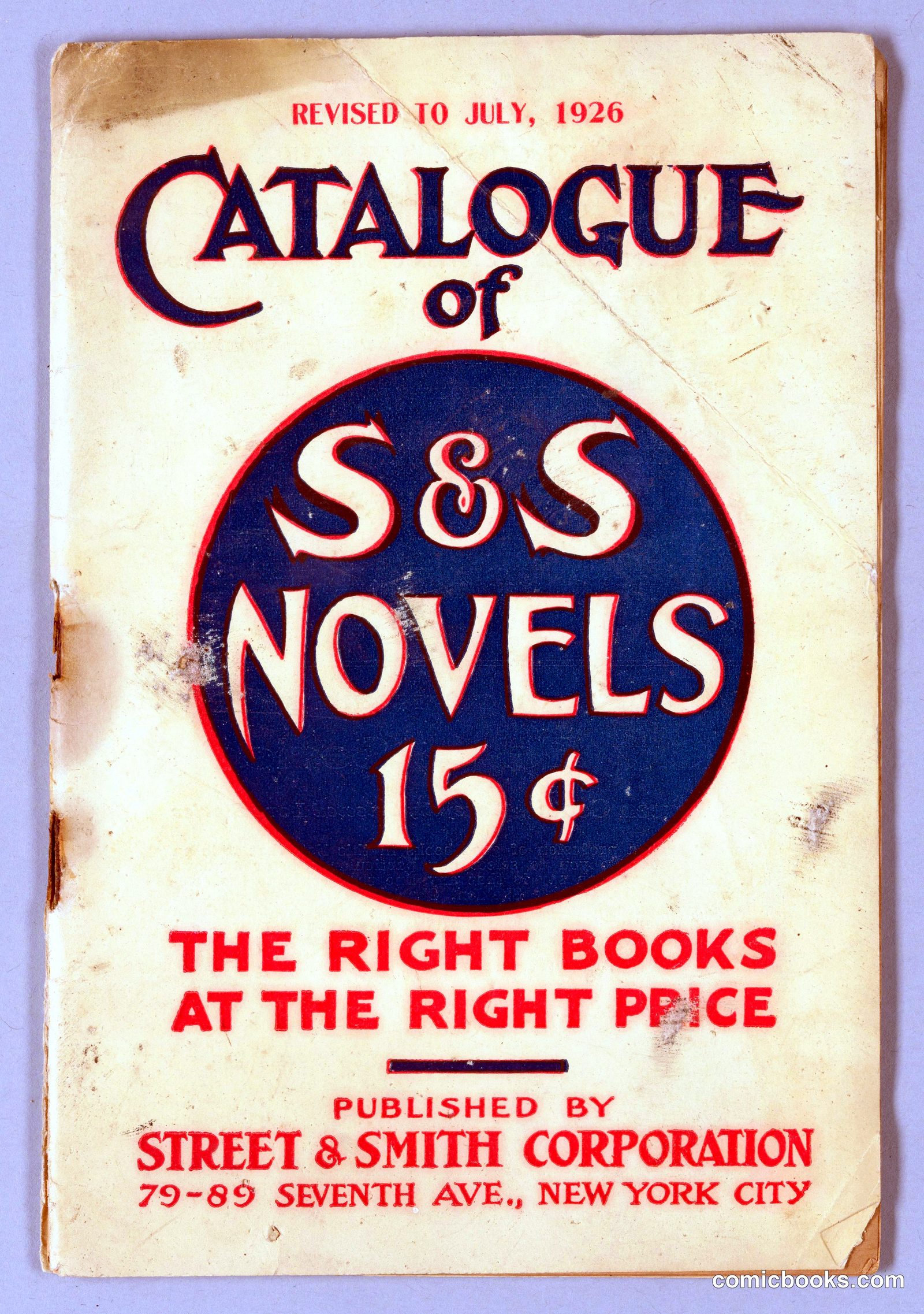 Catalogue of S&S Novels