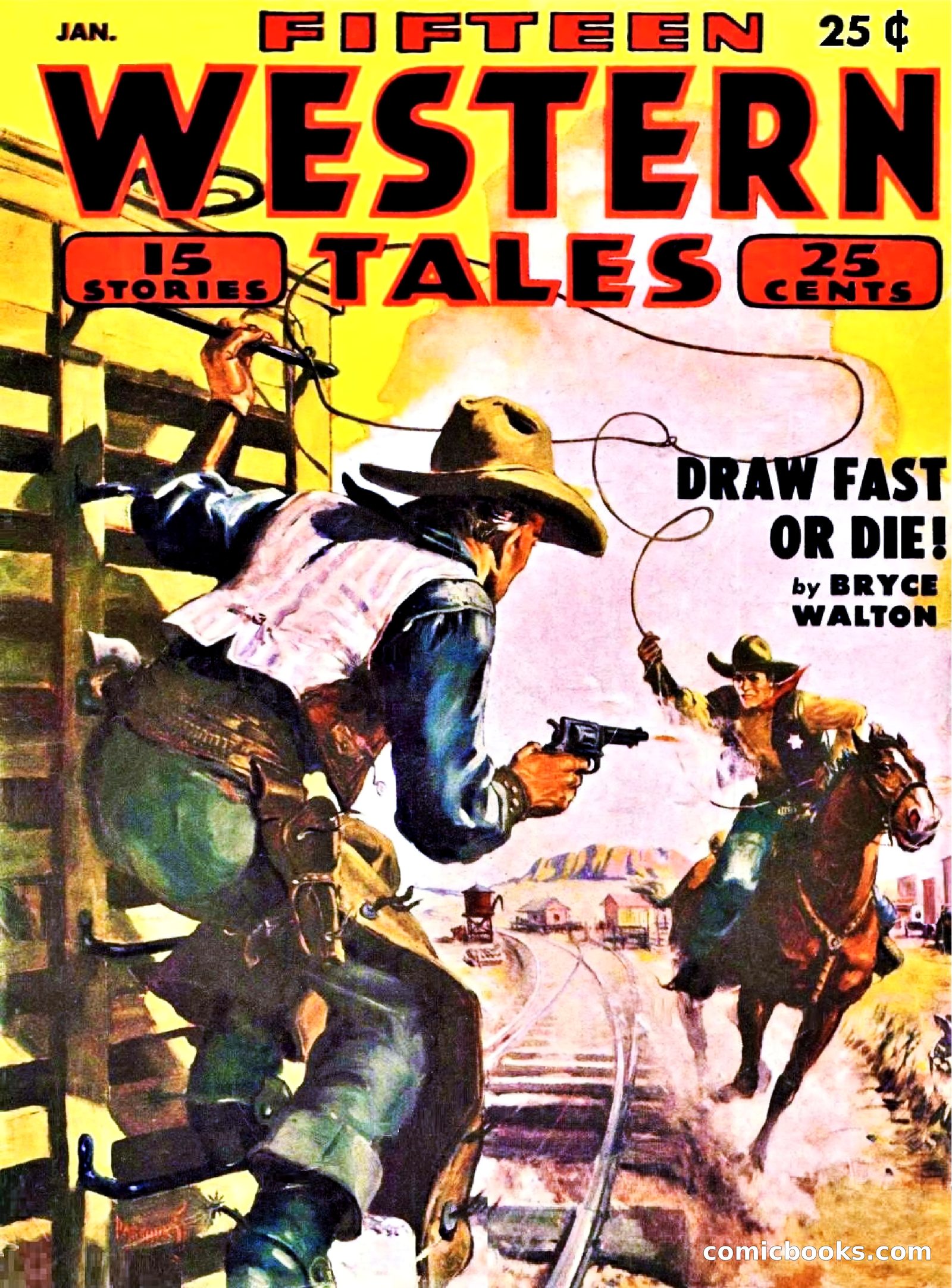 Fifteen Western Tales, January 1953