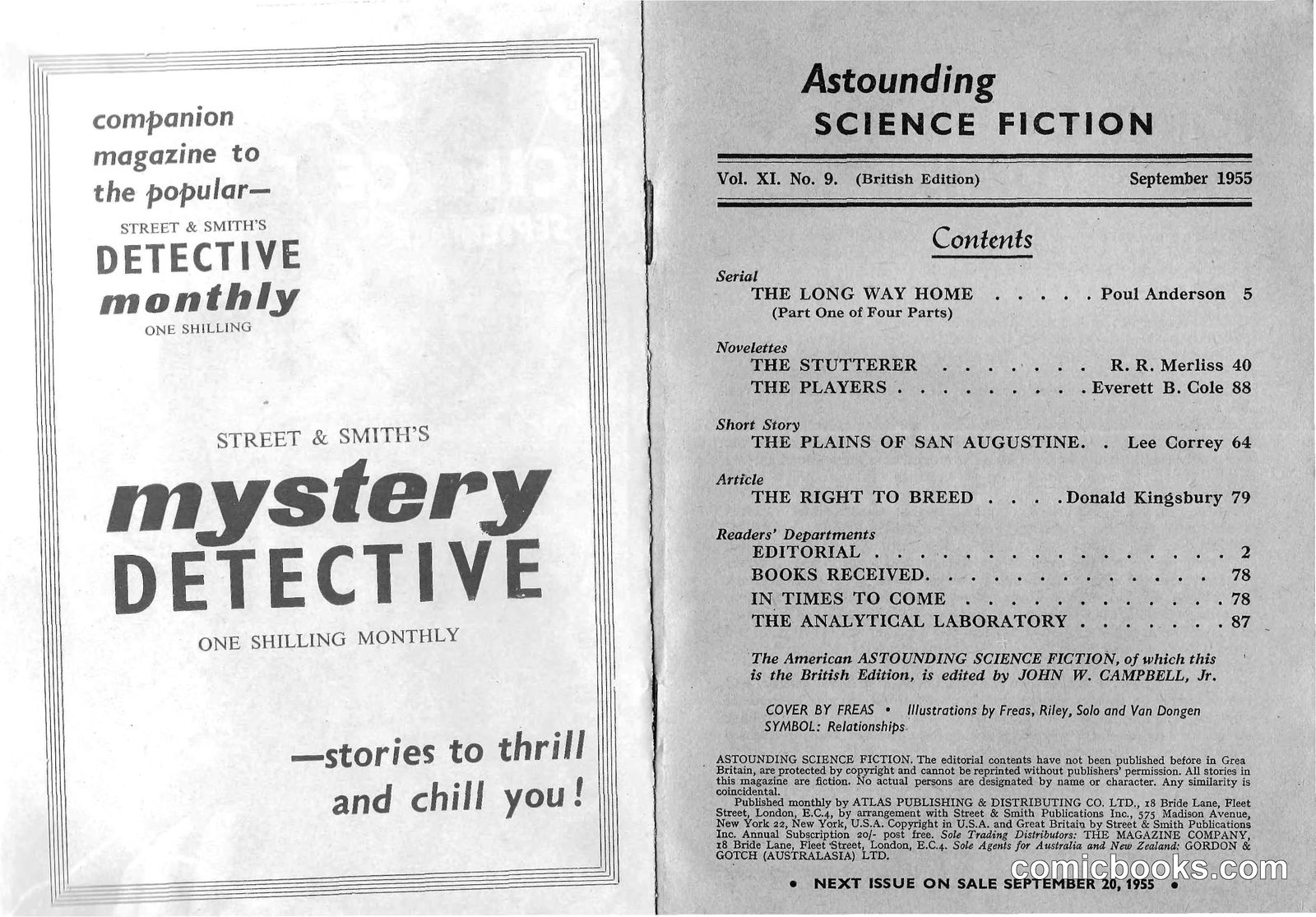 Astounding Science Fiction, British Edition