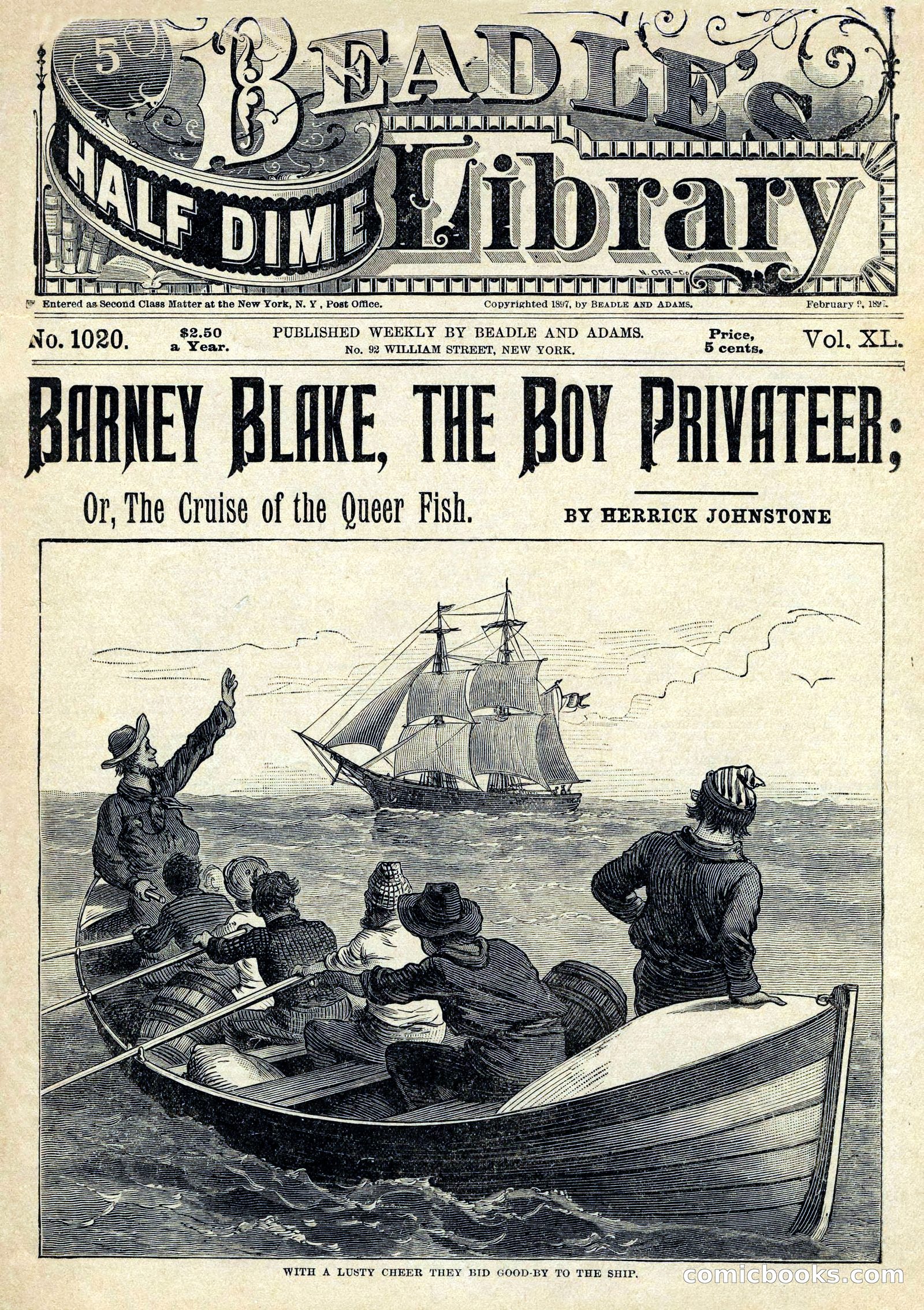 Beadle's Half Dime Library No. 1020