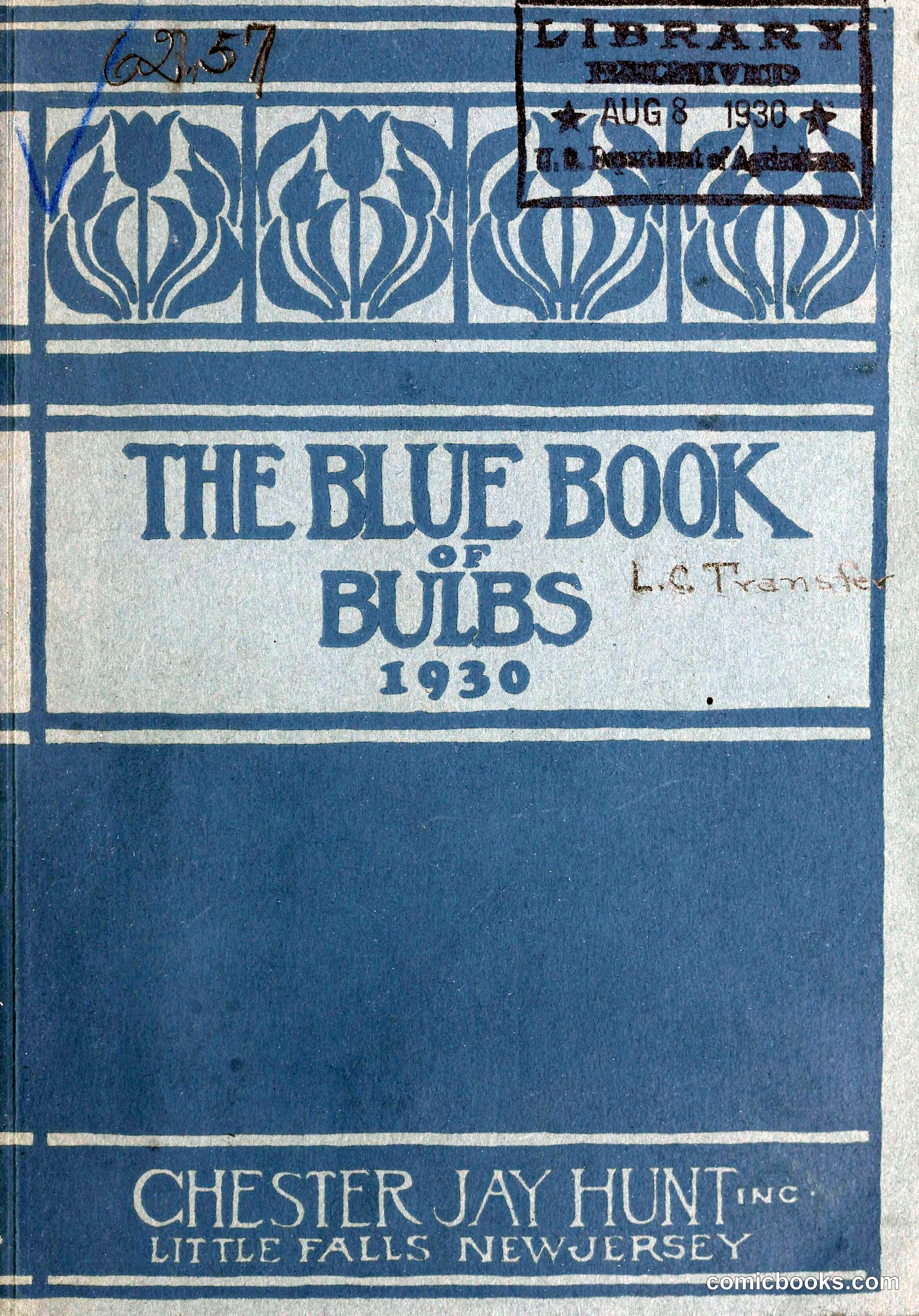 Blue Book of Bulbs, 1930