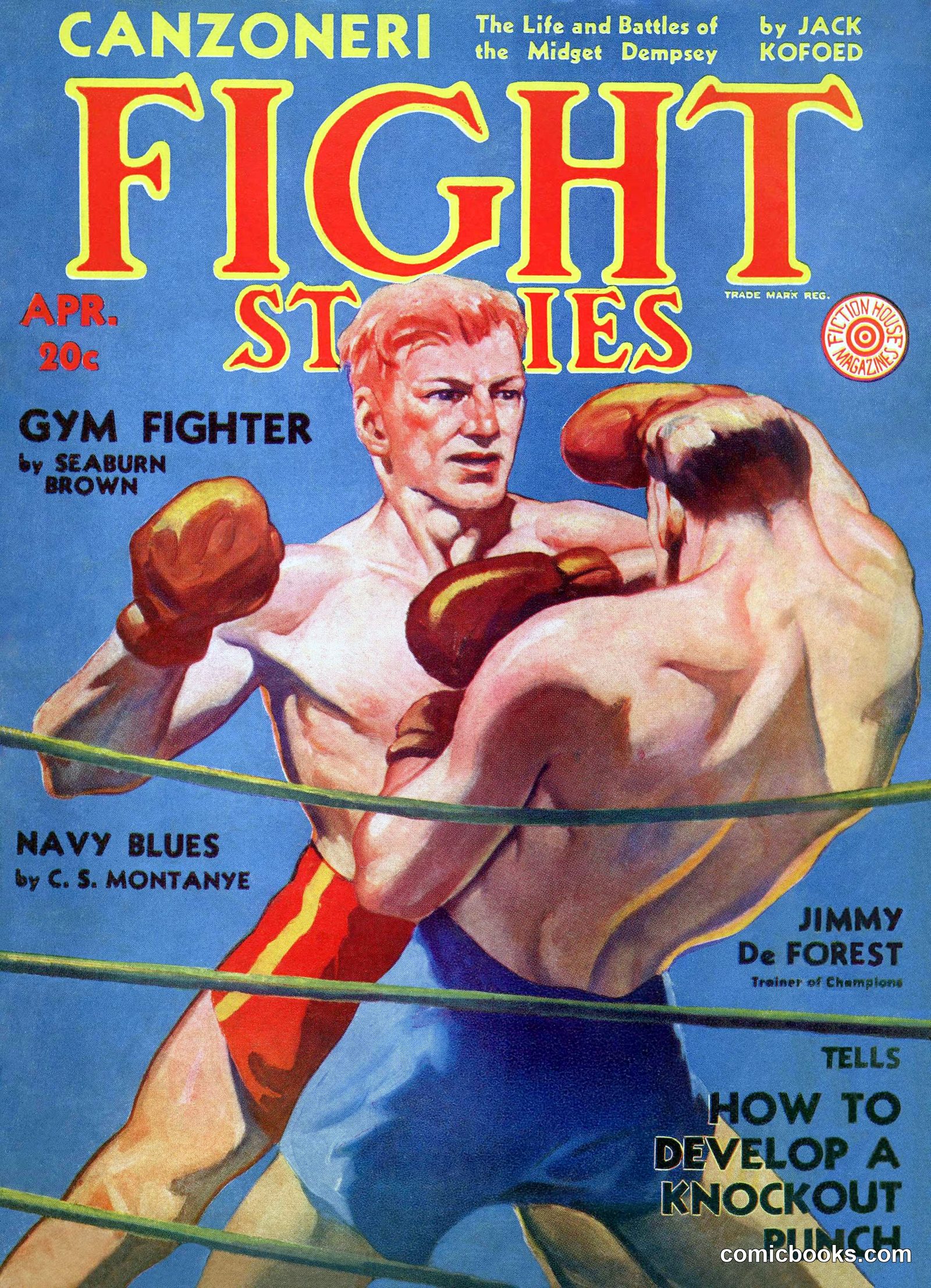 Fight Stories, April 1932