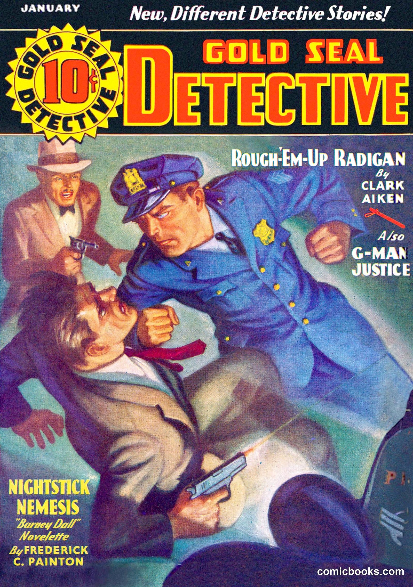 Gold Seal Detective, January 1936