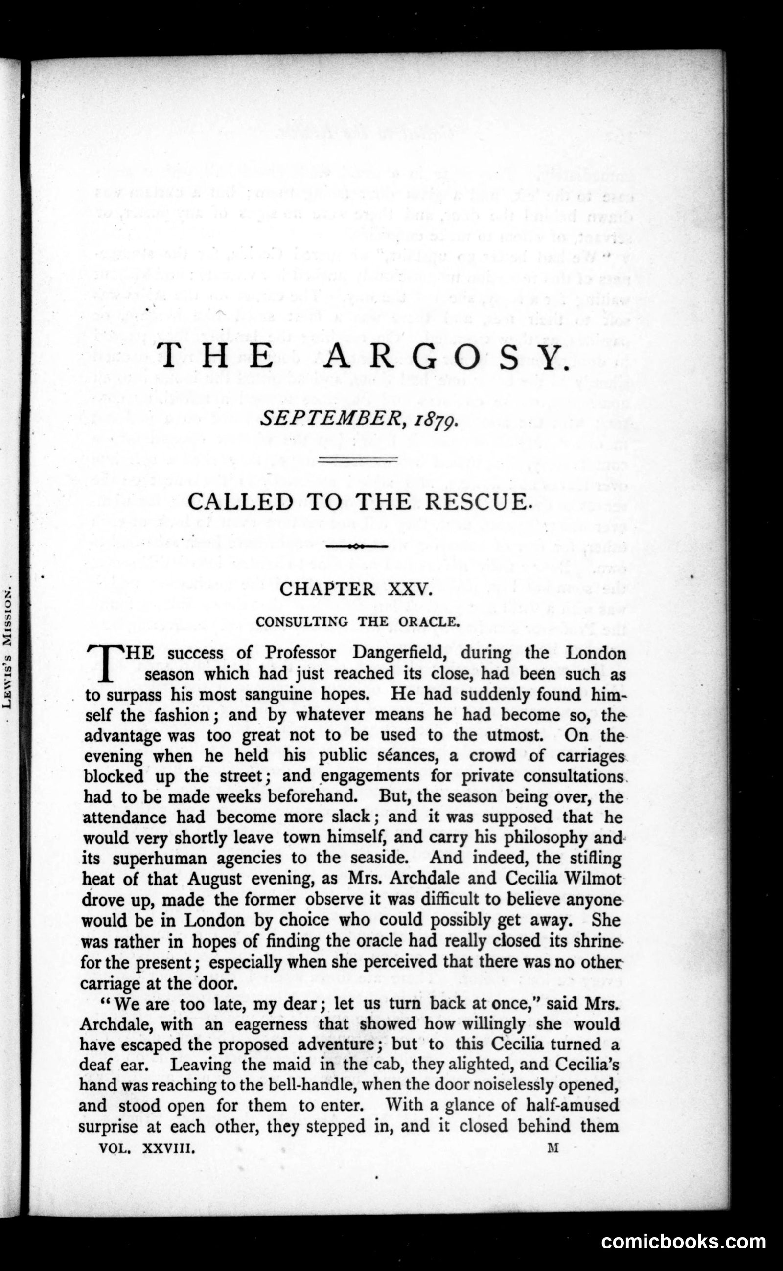 The Argosy, Vol. 28