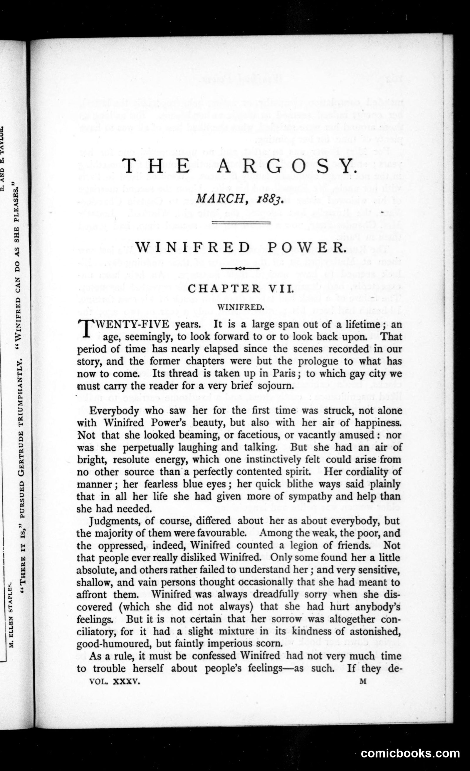The Argosy, Vol. 35