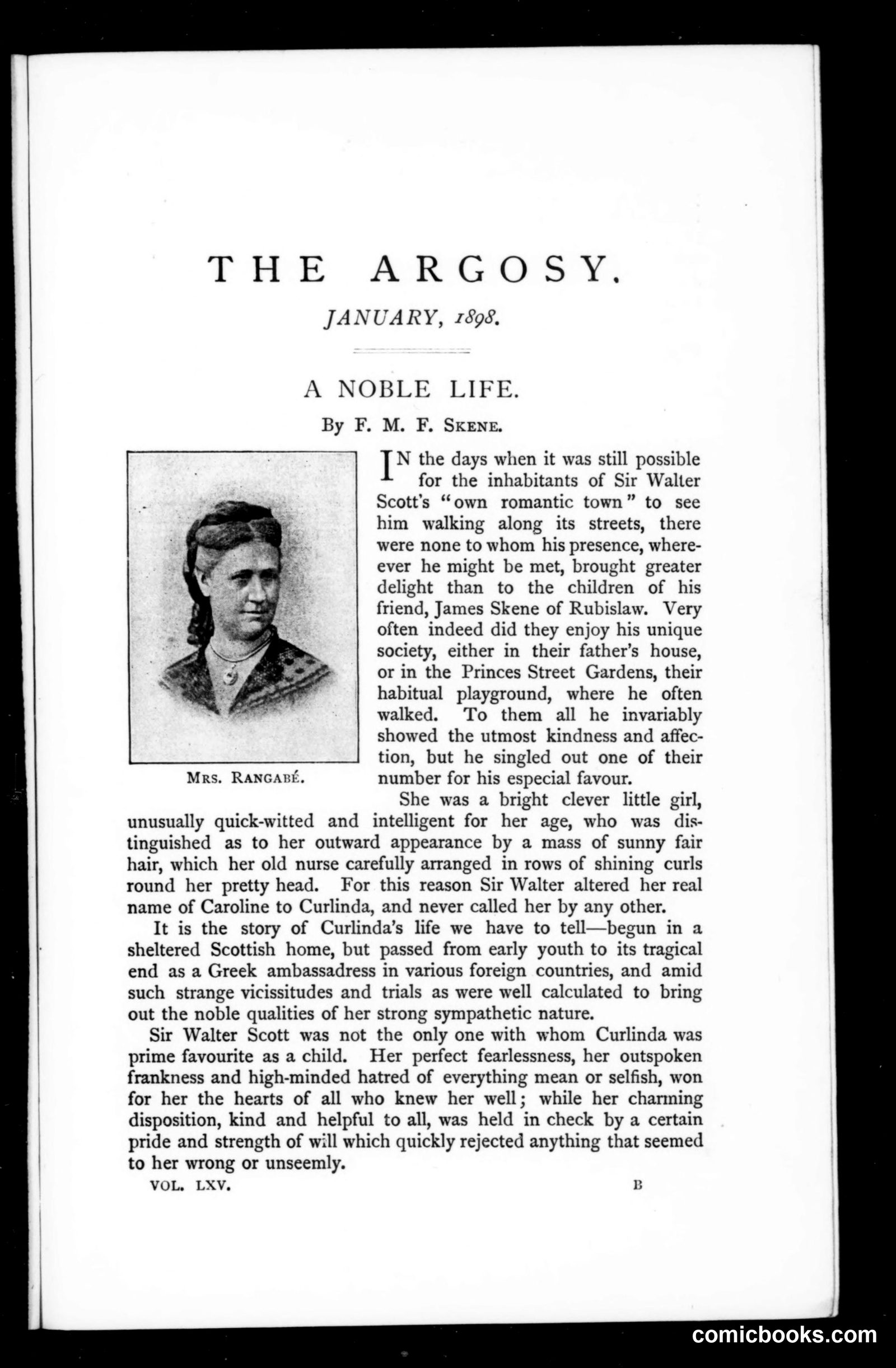 The Argosy, Vol. 65