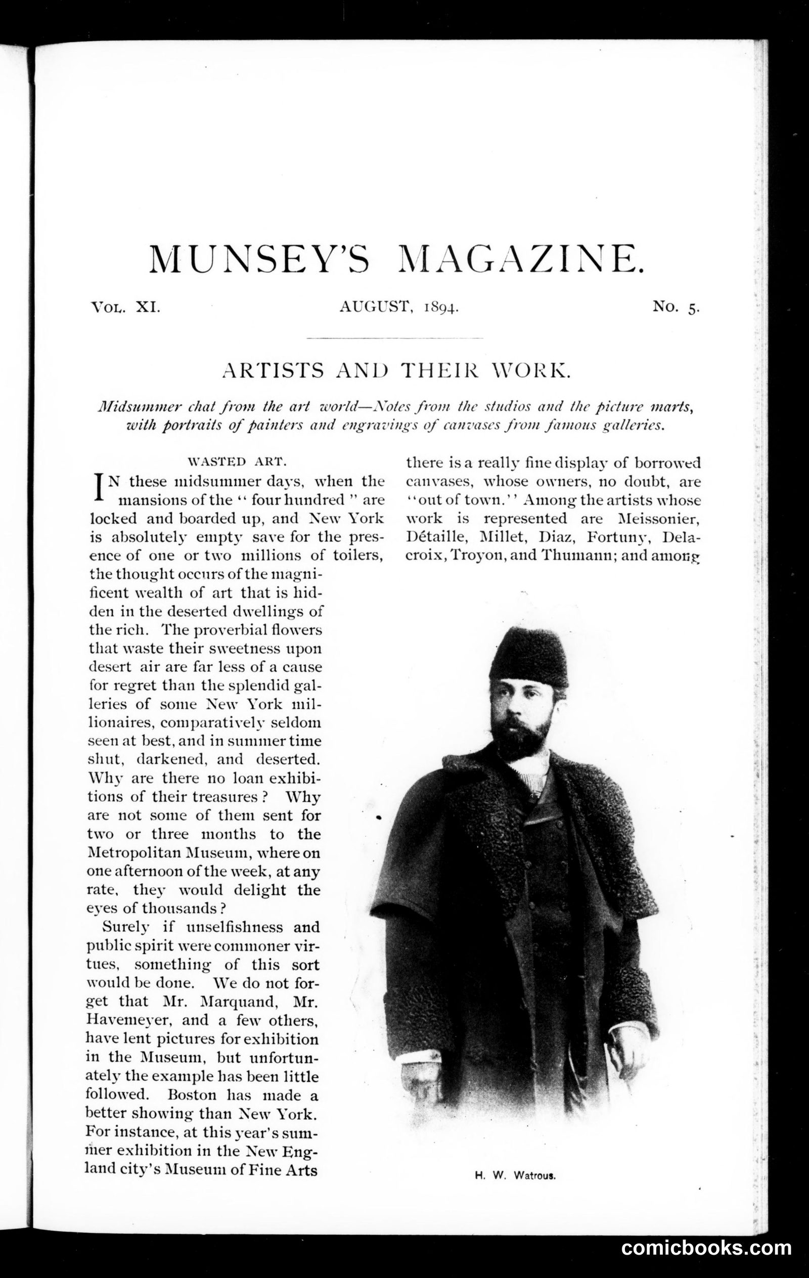 Munsey's Magazine, August 1894