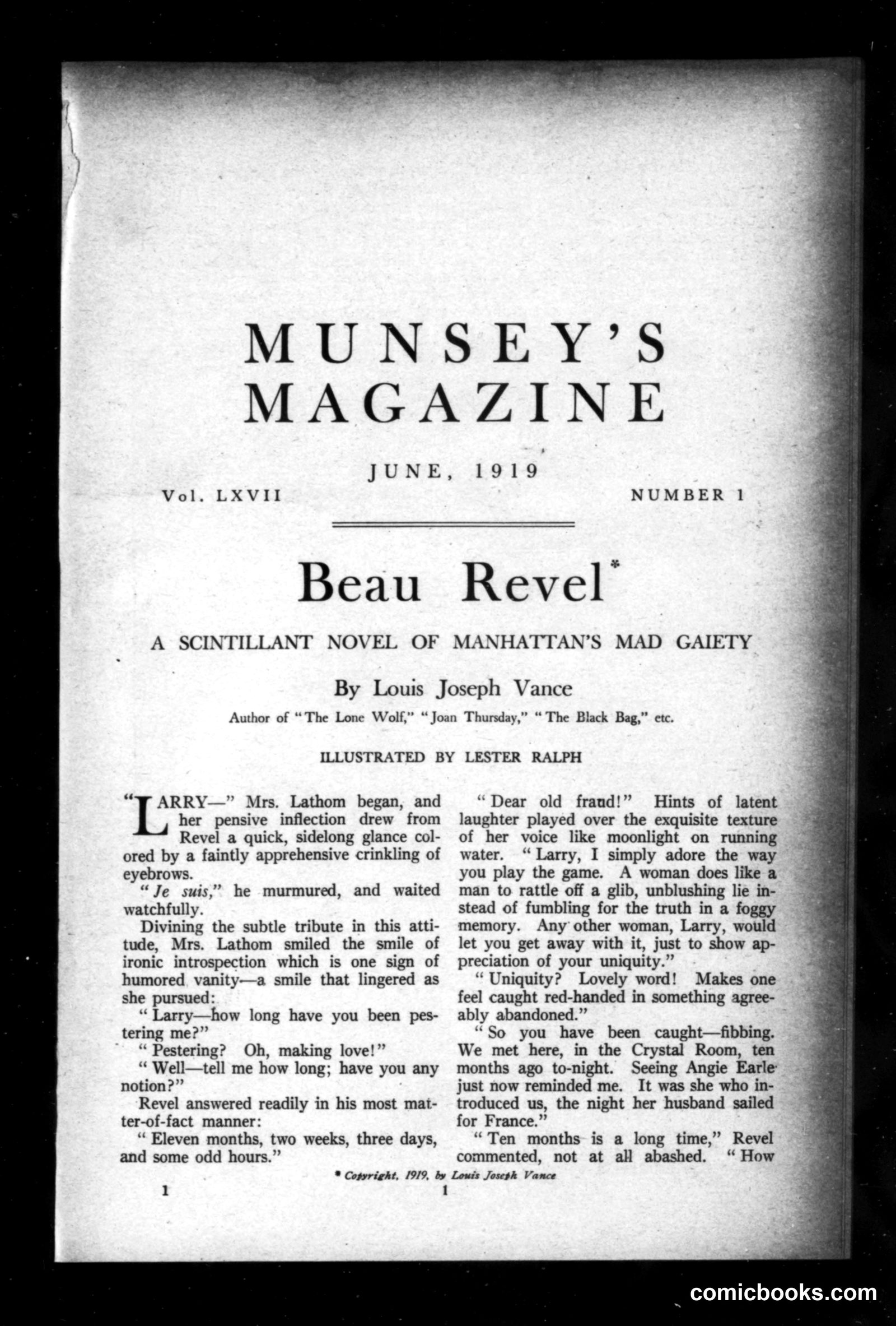 Munsey's Magazine, June 1919