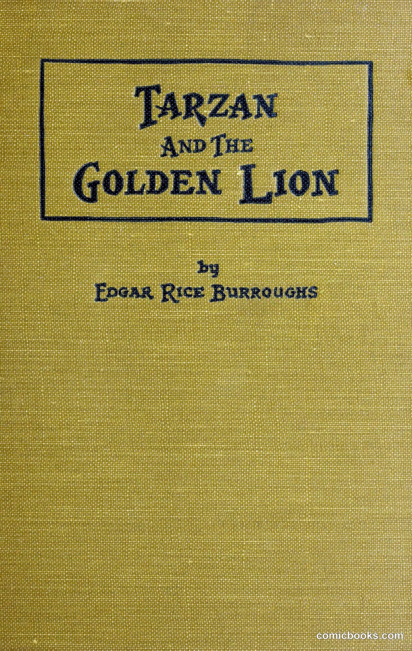 Tarzan and the Golden Lion