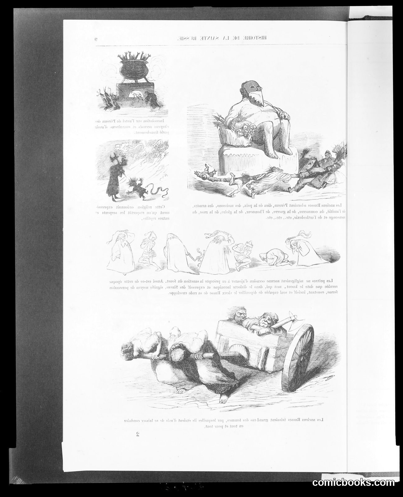 Page from *Histoire de la Sainte Russie* by Gustave Doré
