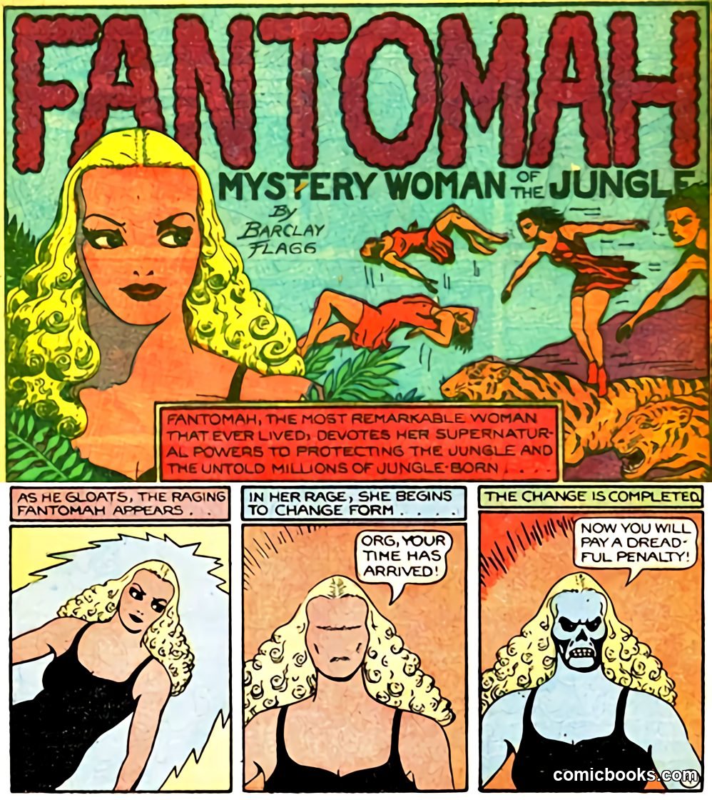 Fantomah by Fletcher Hanks