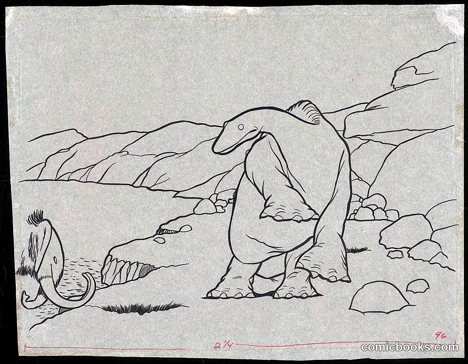 Gertie the Dinosaur (frame) by Winsor McCay