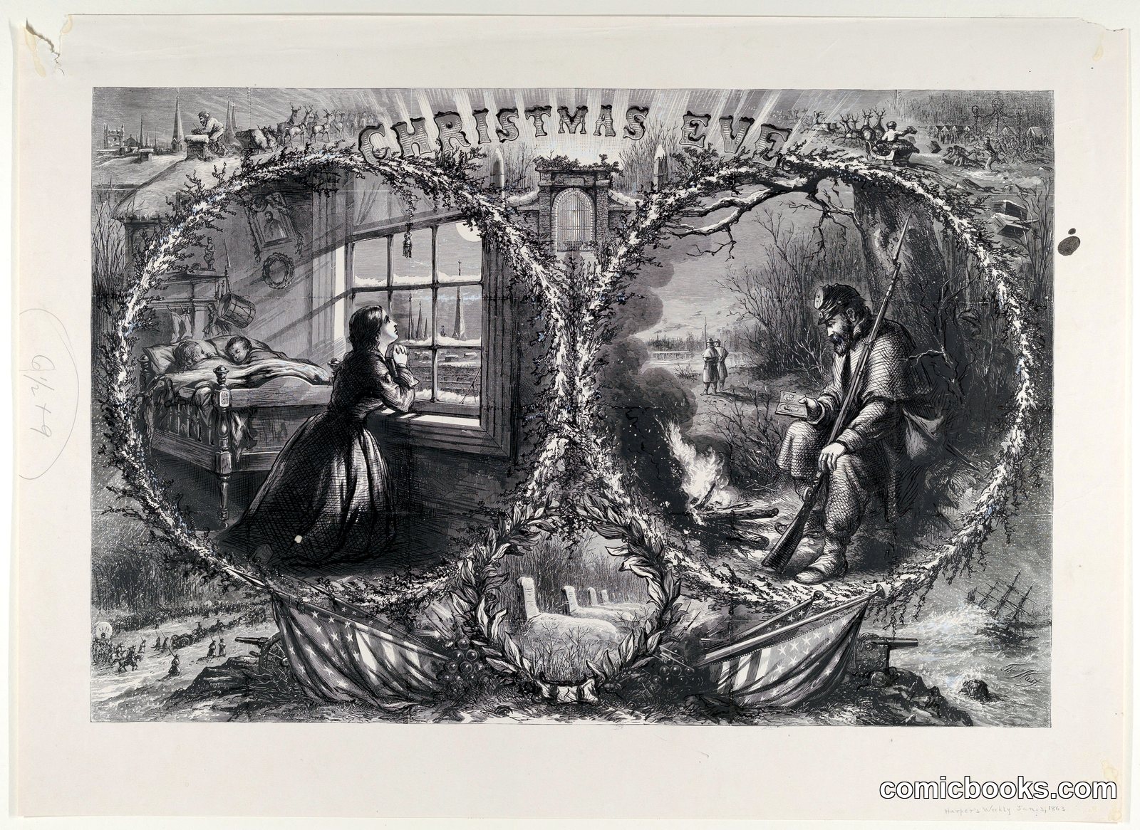Christmas Eve by Thomas Nast