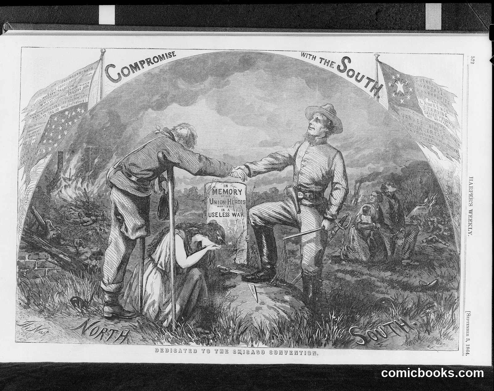 Compromise with the South — Dedicated to the Chicago Convention by Nast, Thomas, 1840-1902.