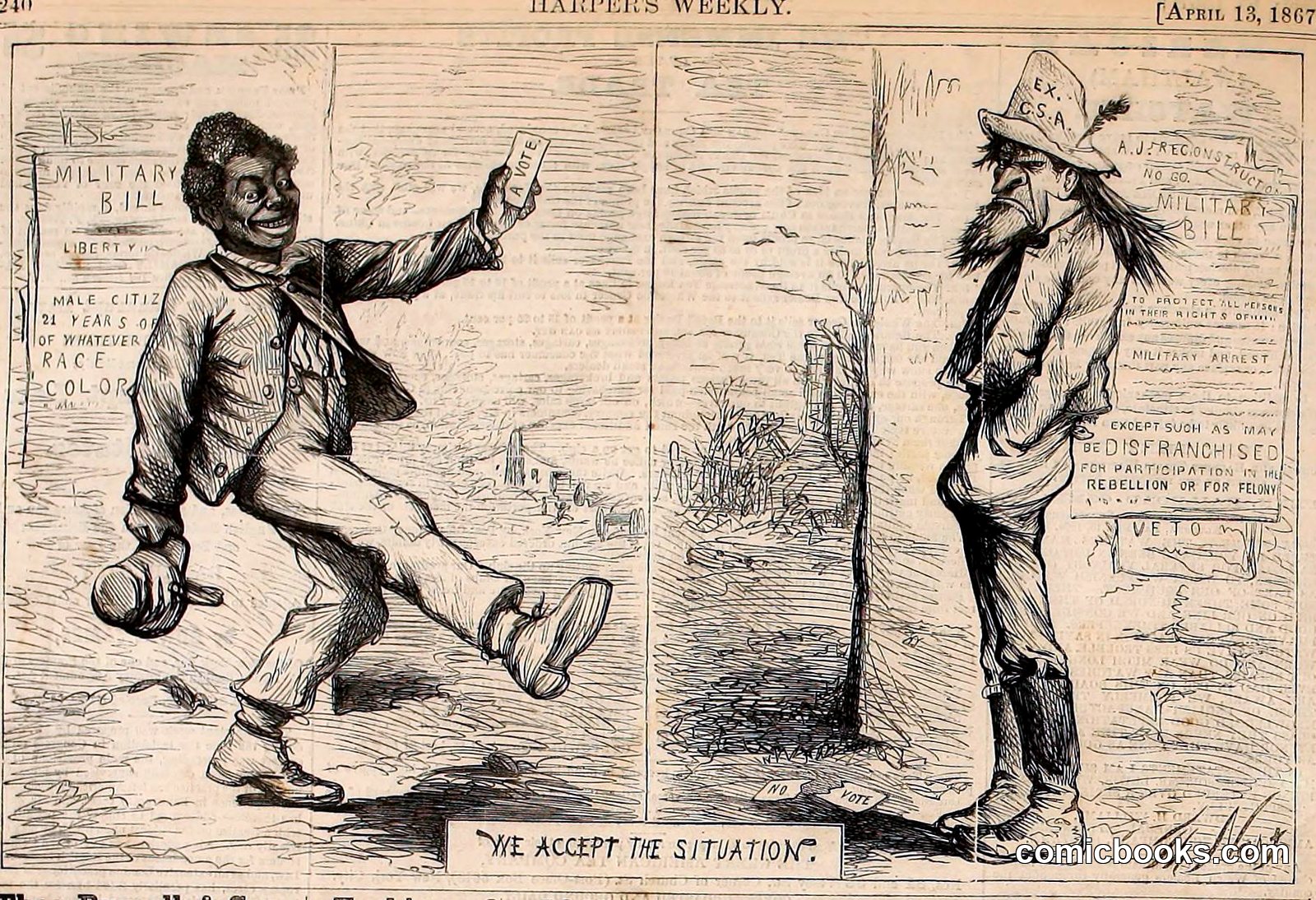 We Accept the Situation by Thomas Nast
 
 

 Non-authorship Flickr stream source info:  

 Internet Archive