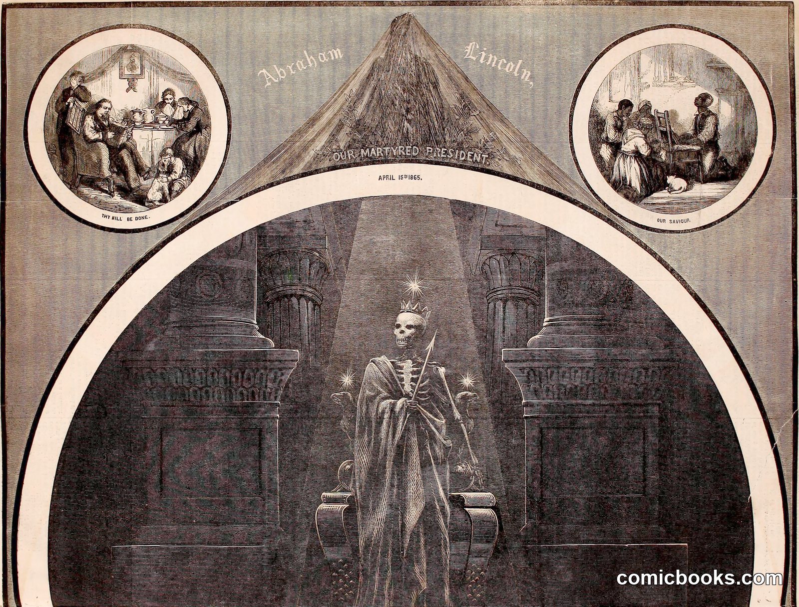 Abraham Lincoln, Our Martyred President — April 15, 1865 by Internet Archive Book Images