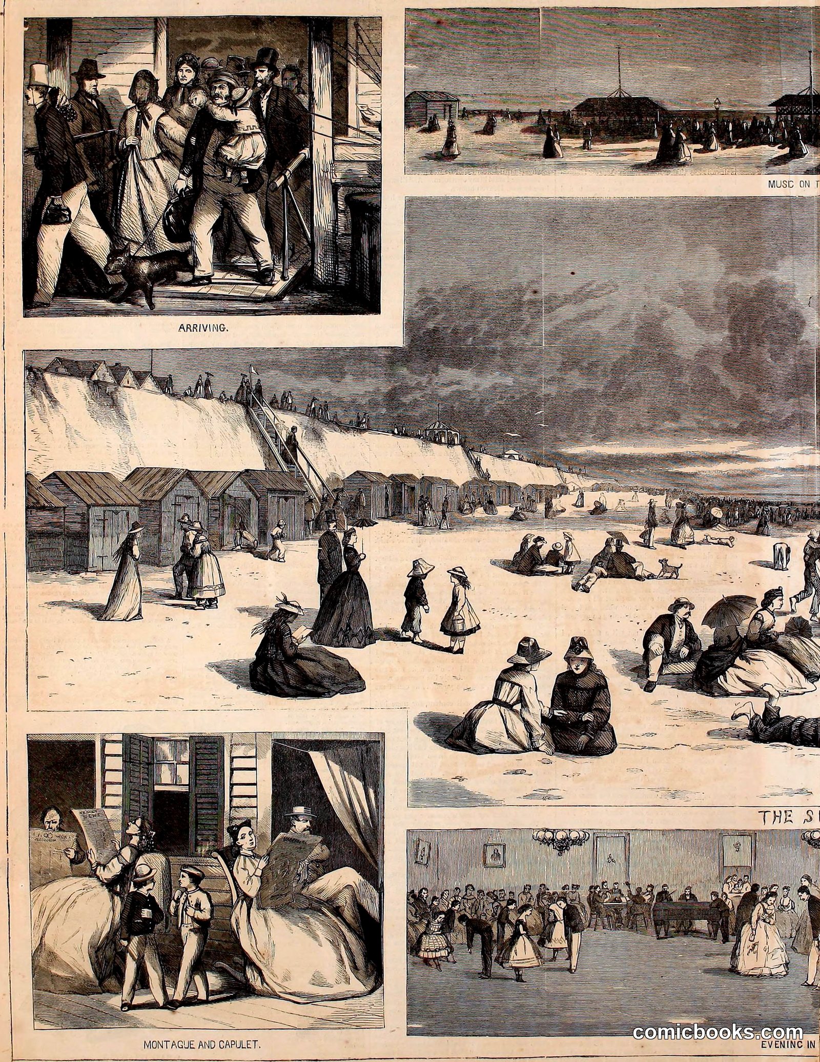 Our Watering-Places—Views at Long Branch by Internet Archive Book Images