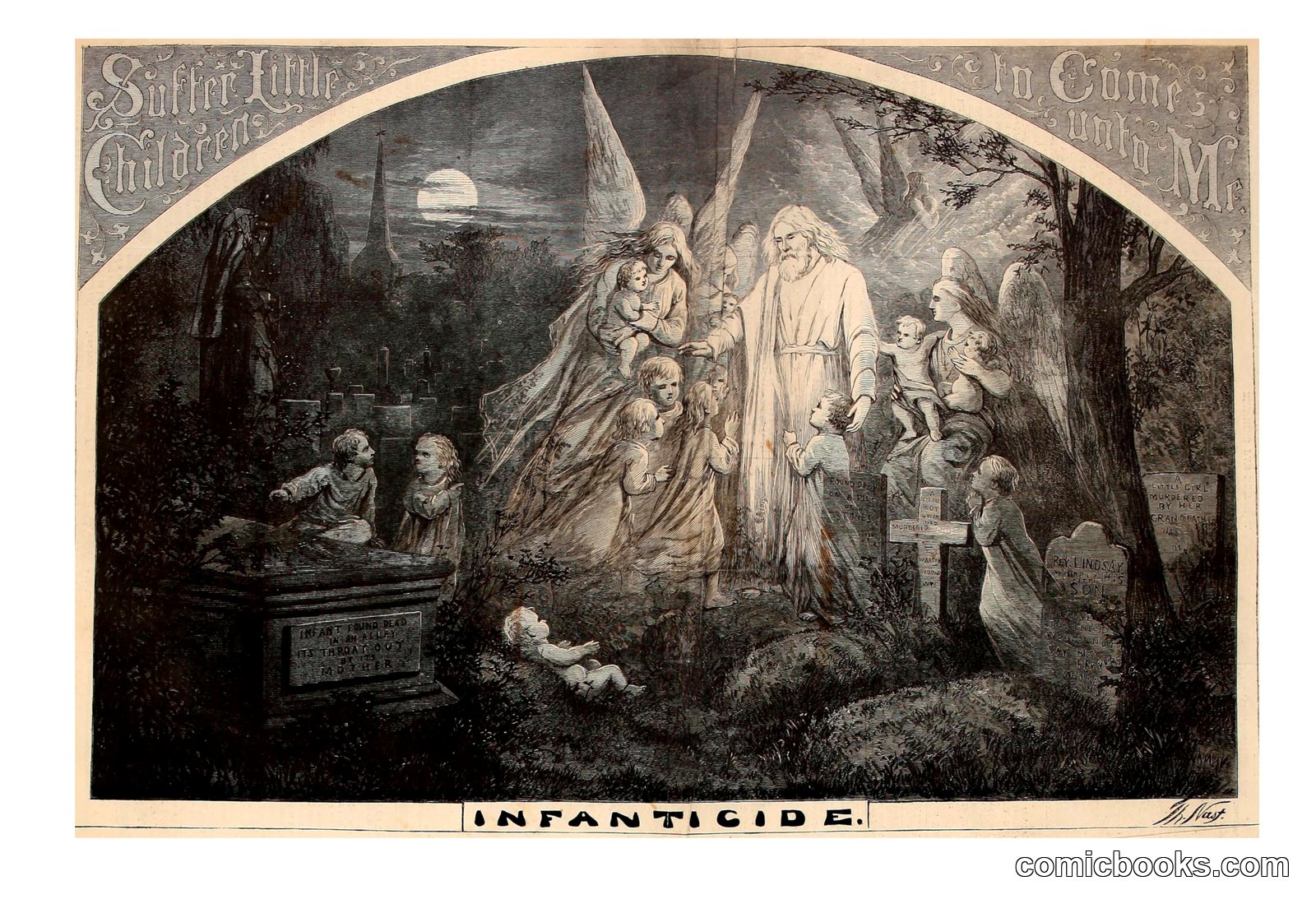 Infanticide by Bonner, John, 1828-1899;
Curtis, George William, 1824-1892;
Alden, Henry Mills, 