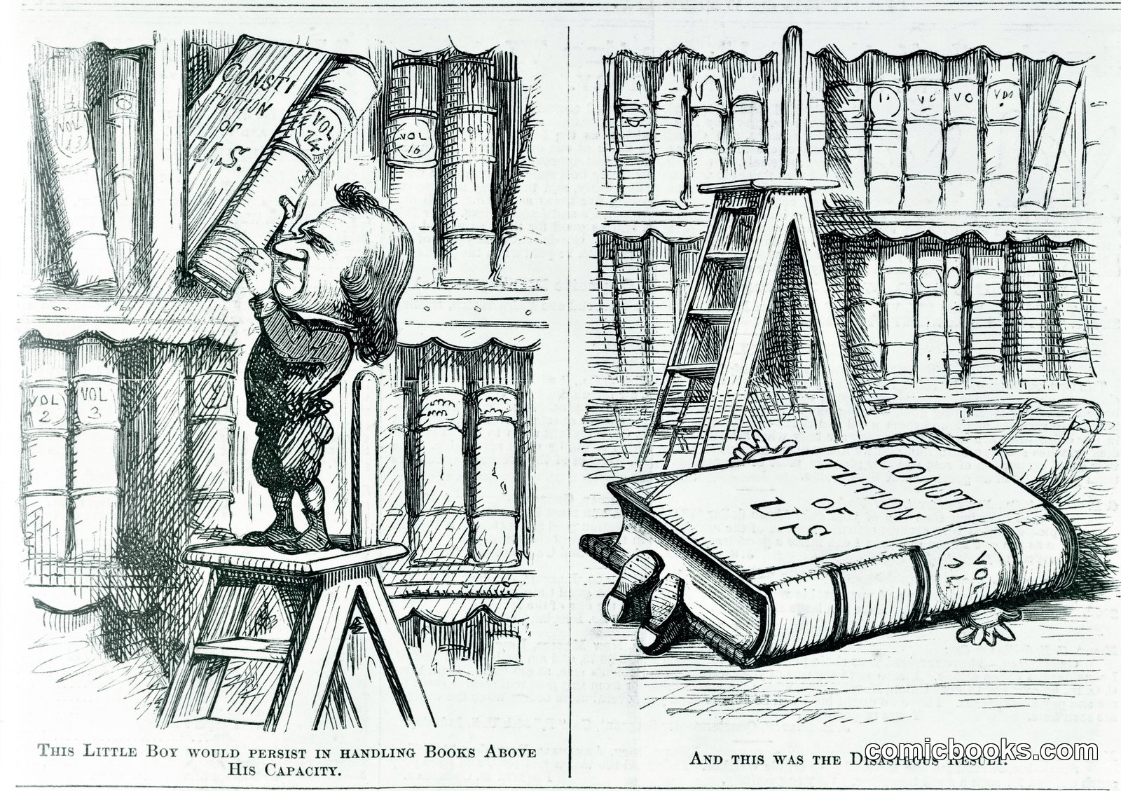 "This Little Boy Would Persist in Handling Books Above His Capacity" by Andrew Johnson