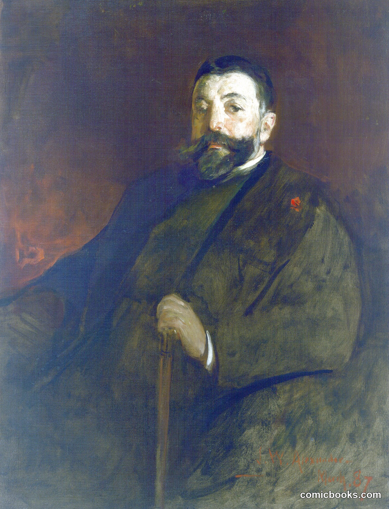 Thomas Nast, by John White Alexander, 1887 by John White Alexander