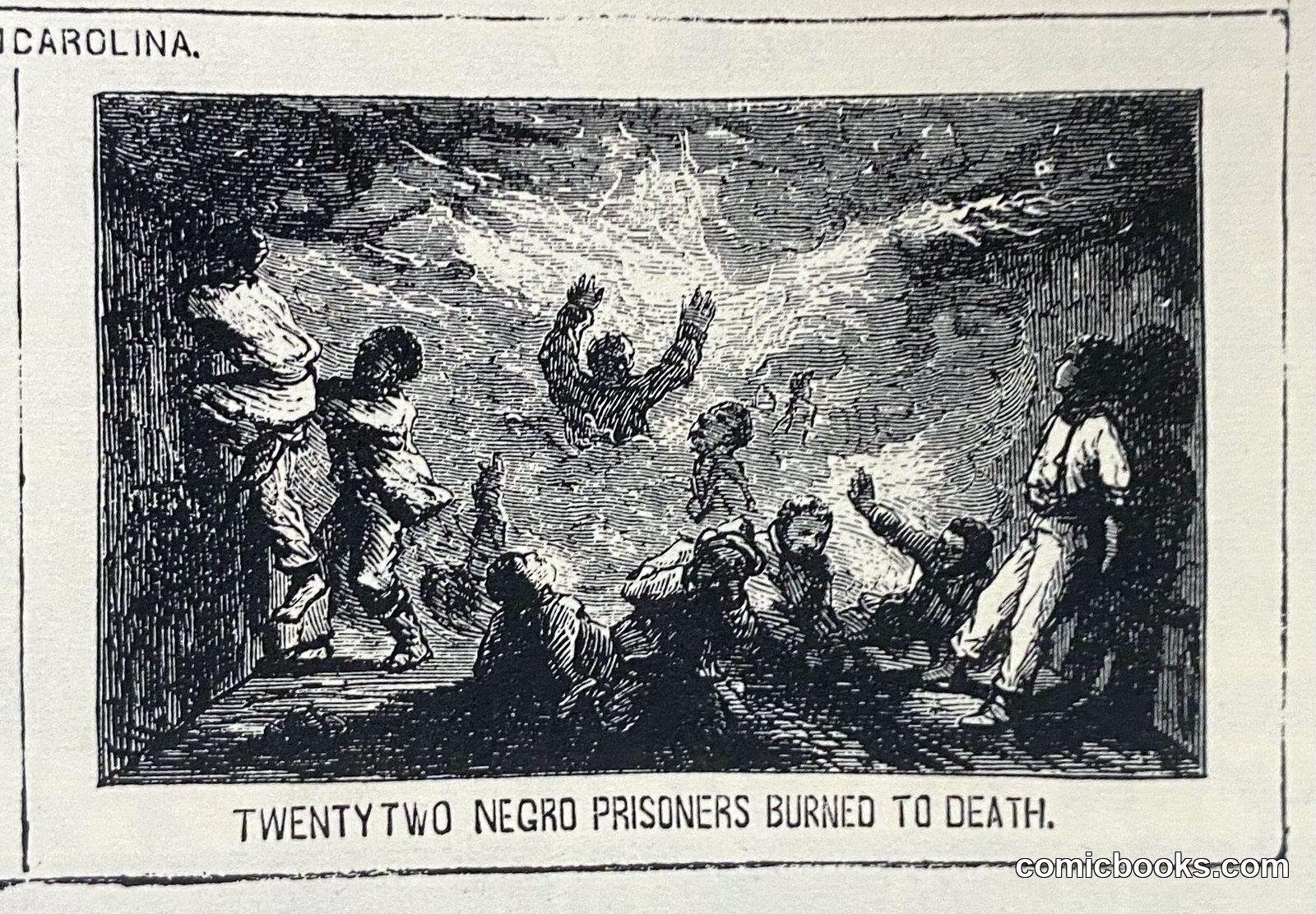 Twenty Two Negro Prisoners Burned to Death by Thomas Nast