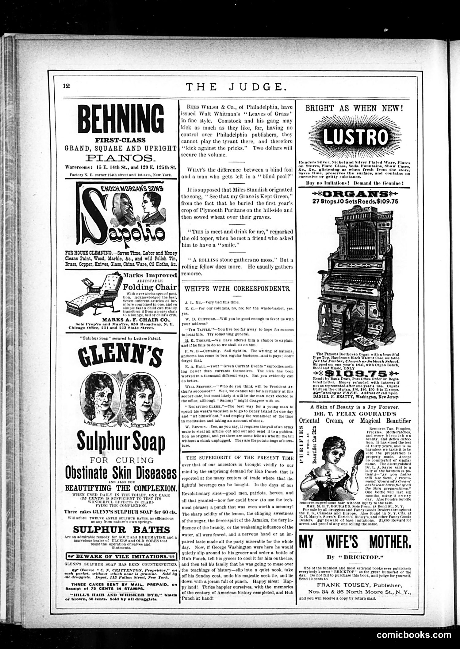 Judge — September 9, 1882 — page 12 of 16
