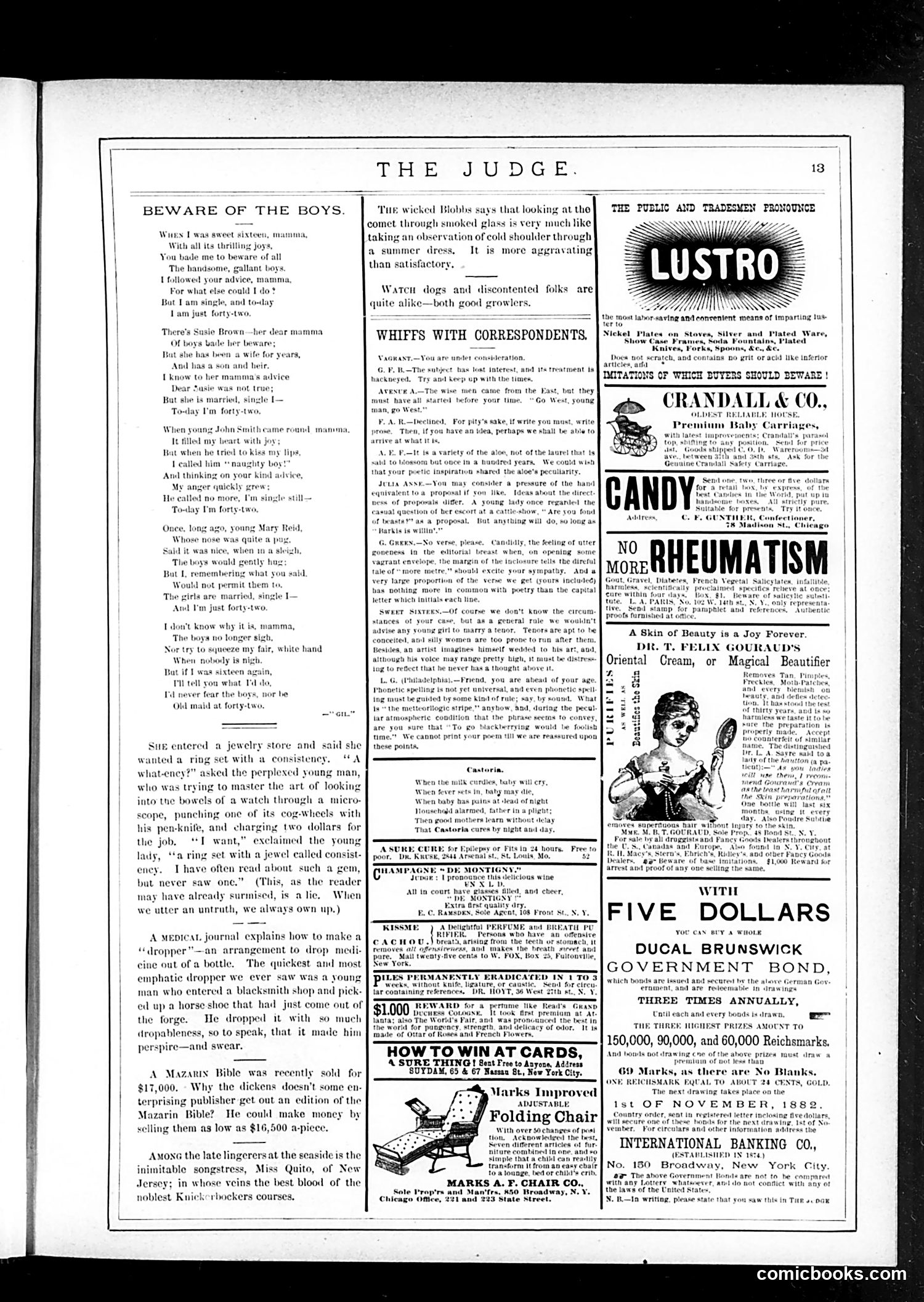 Judge — October 21, 1882 — page 13 of 17