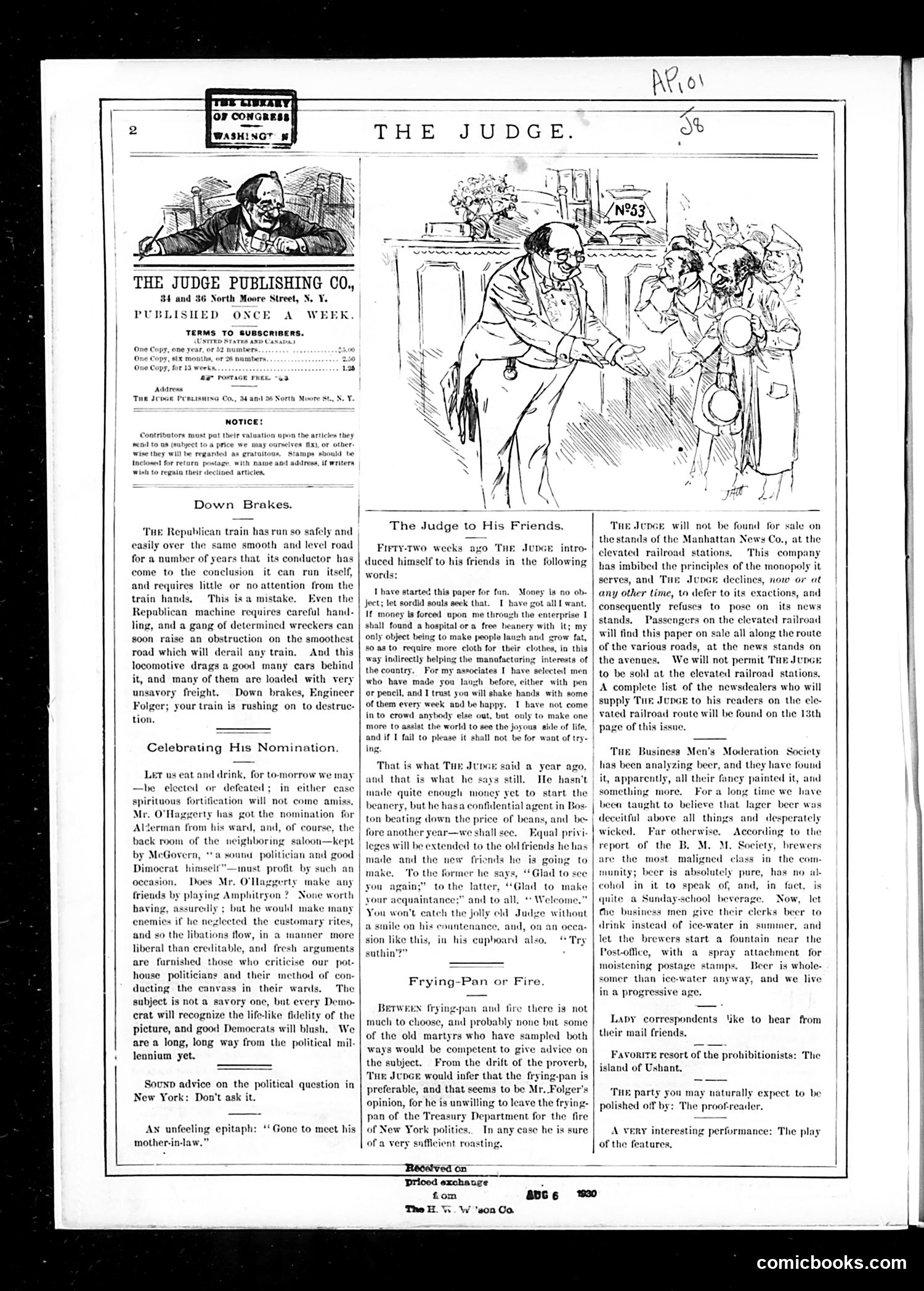 Judge — October 28, 1882 — page 2 of 18