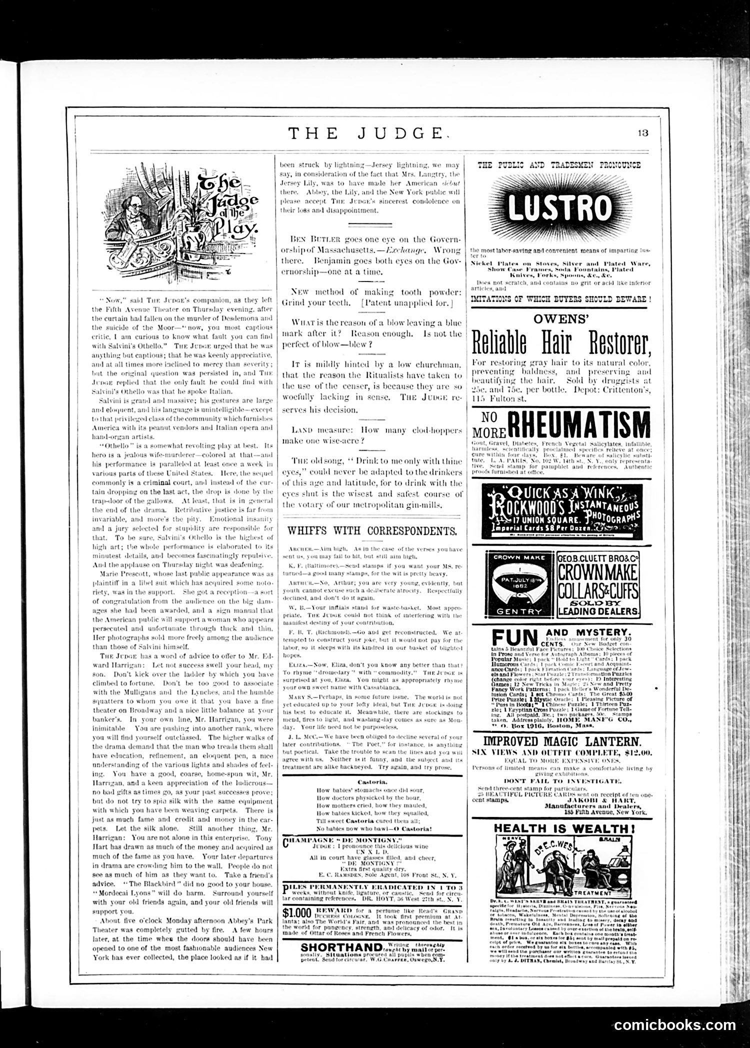 Judge — November 11, 1882 — page 13 of 16