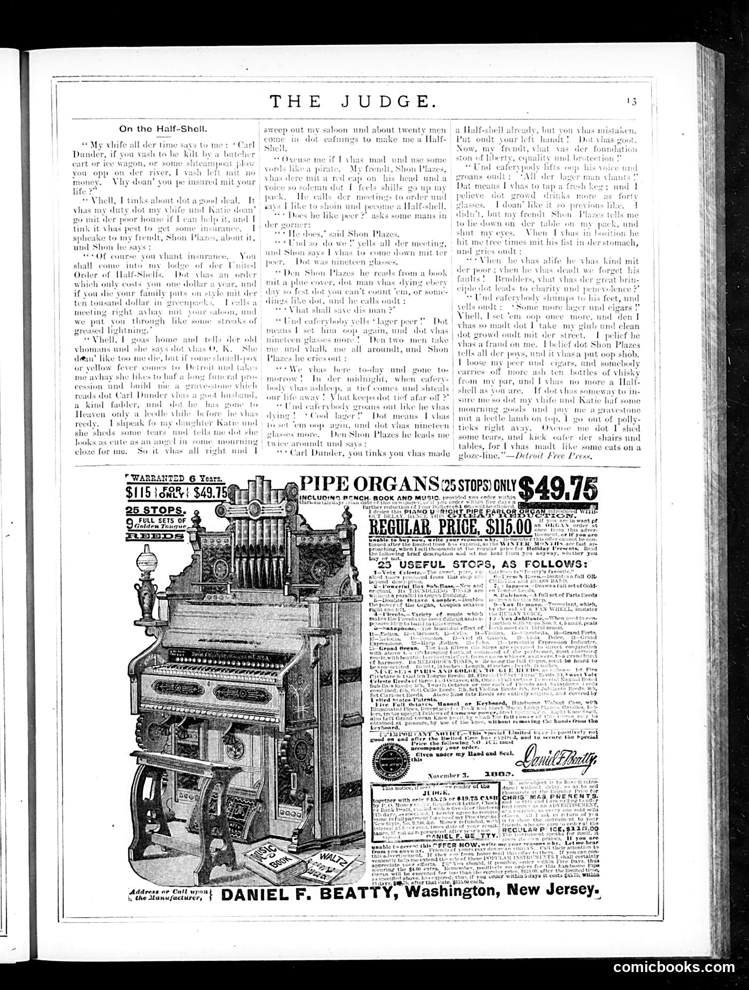 Judge — November 3, 1883 — page 13 of 16