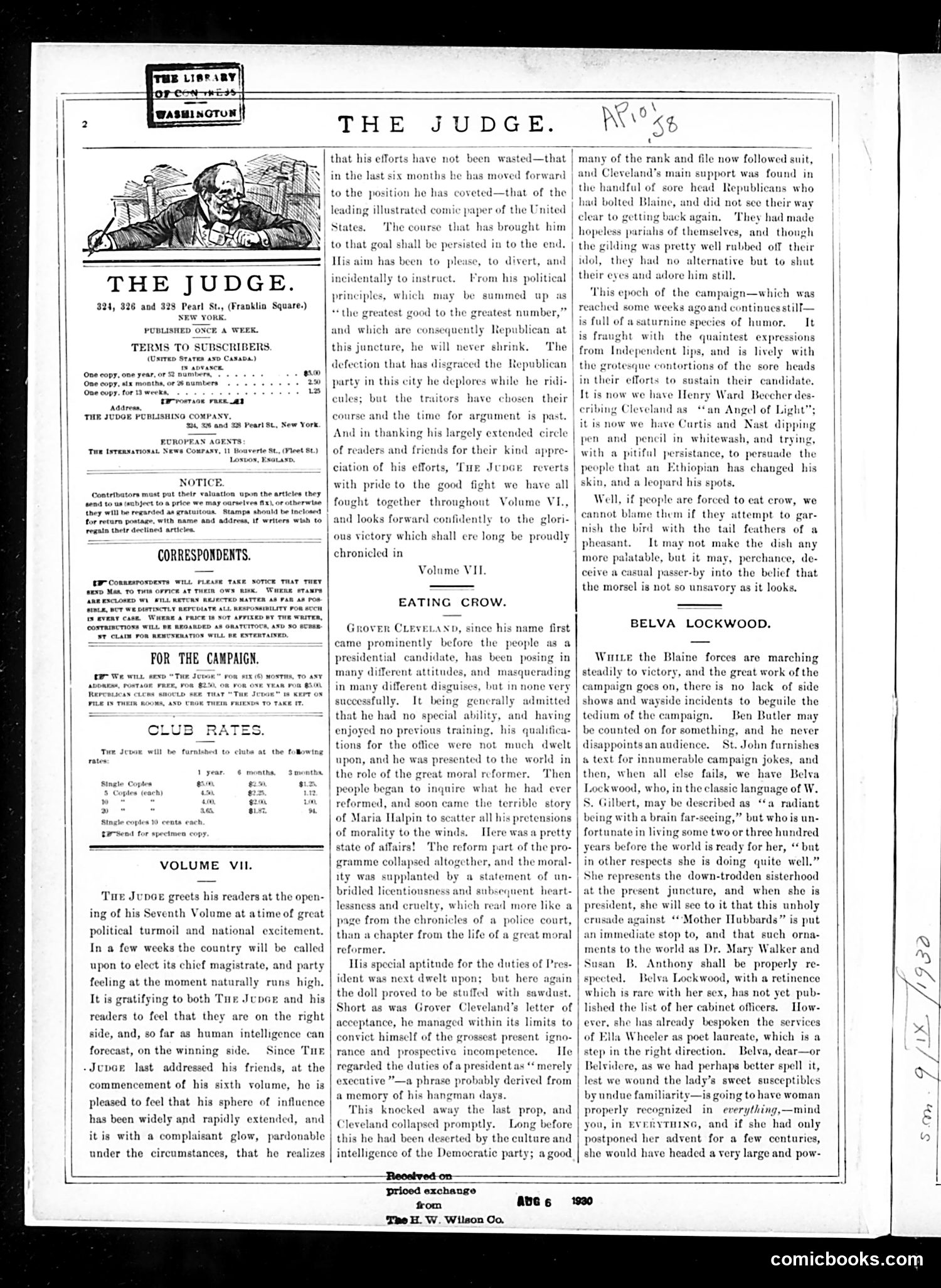Judge — October 18, 1884 — page 2 of 16