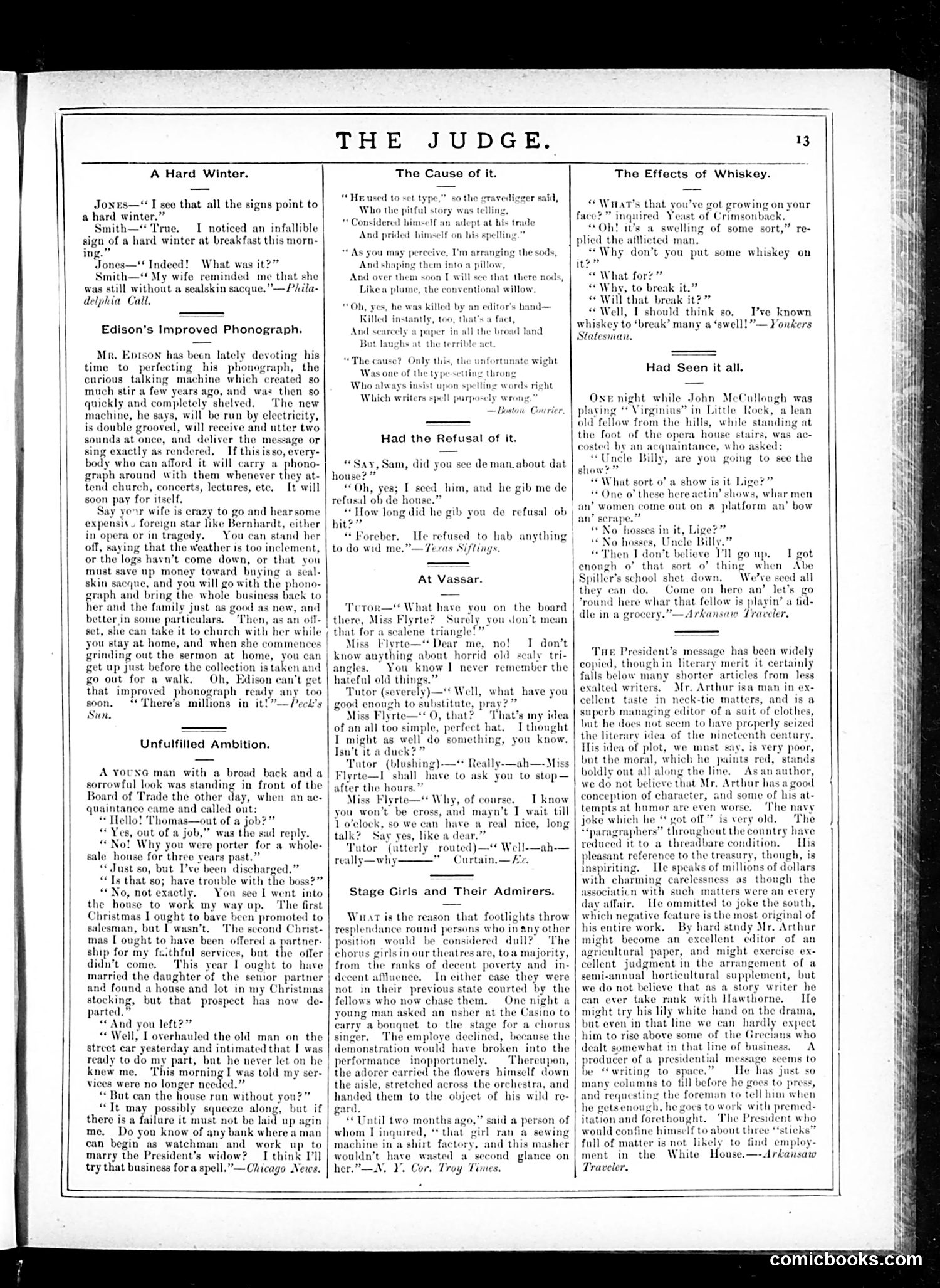 Judge — January 17, 1885 — page 13 of 16