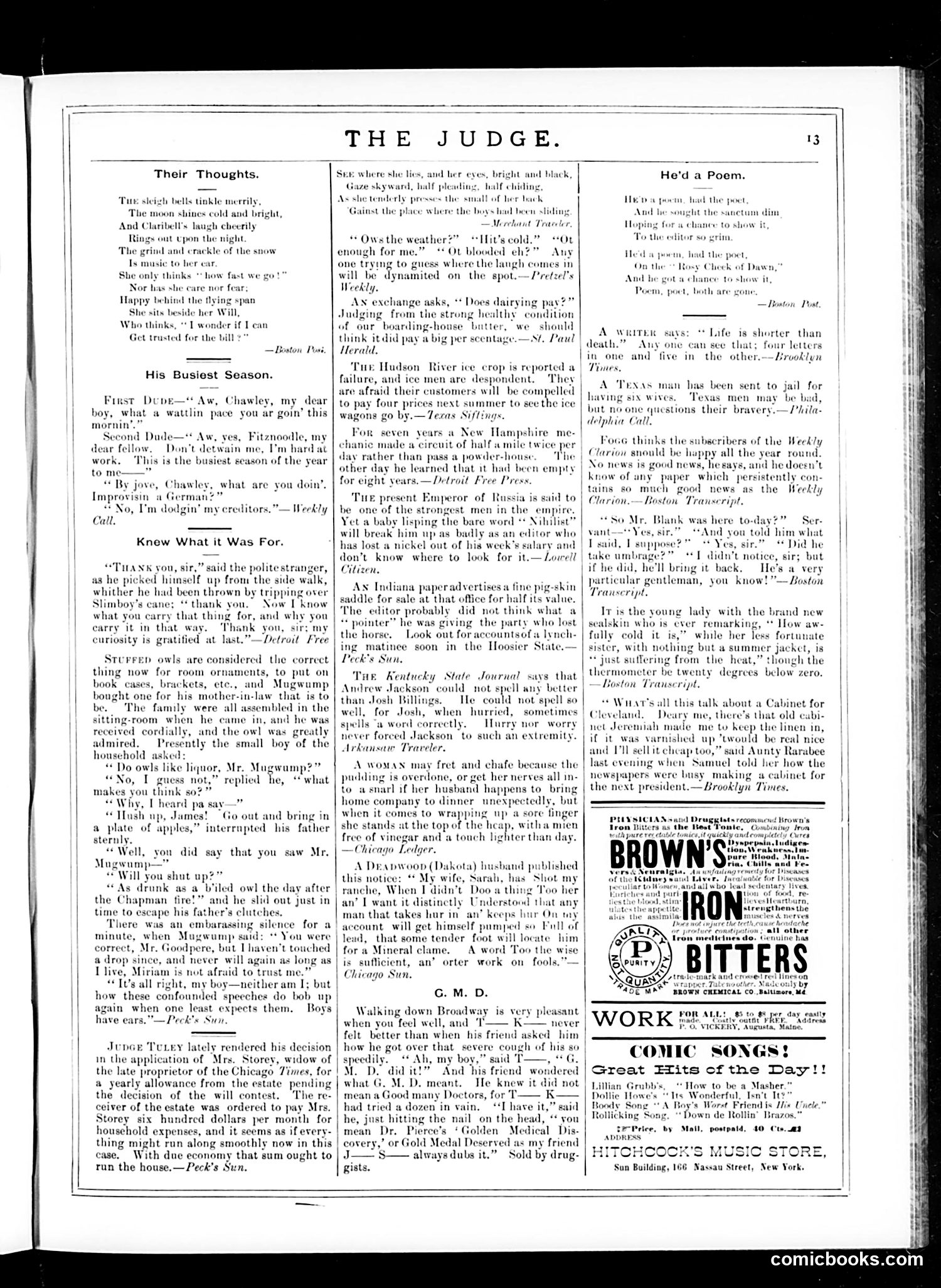 Judge — February 21, 1885 — page 13 of 16
