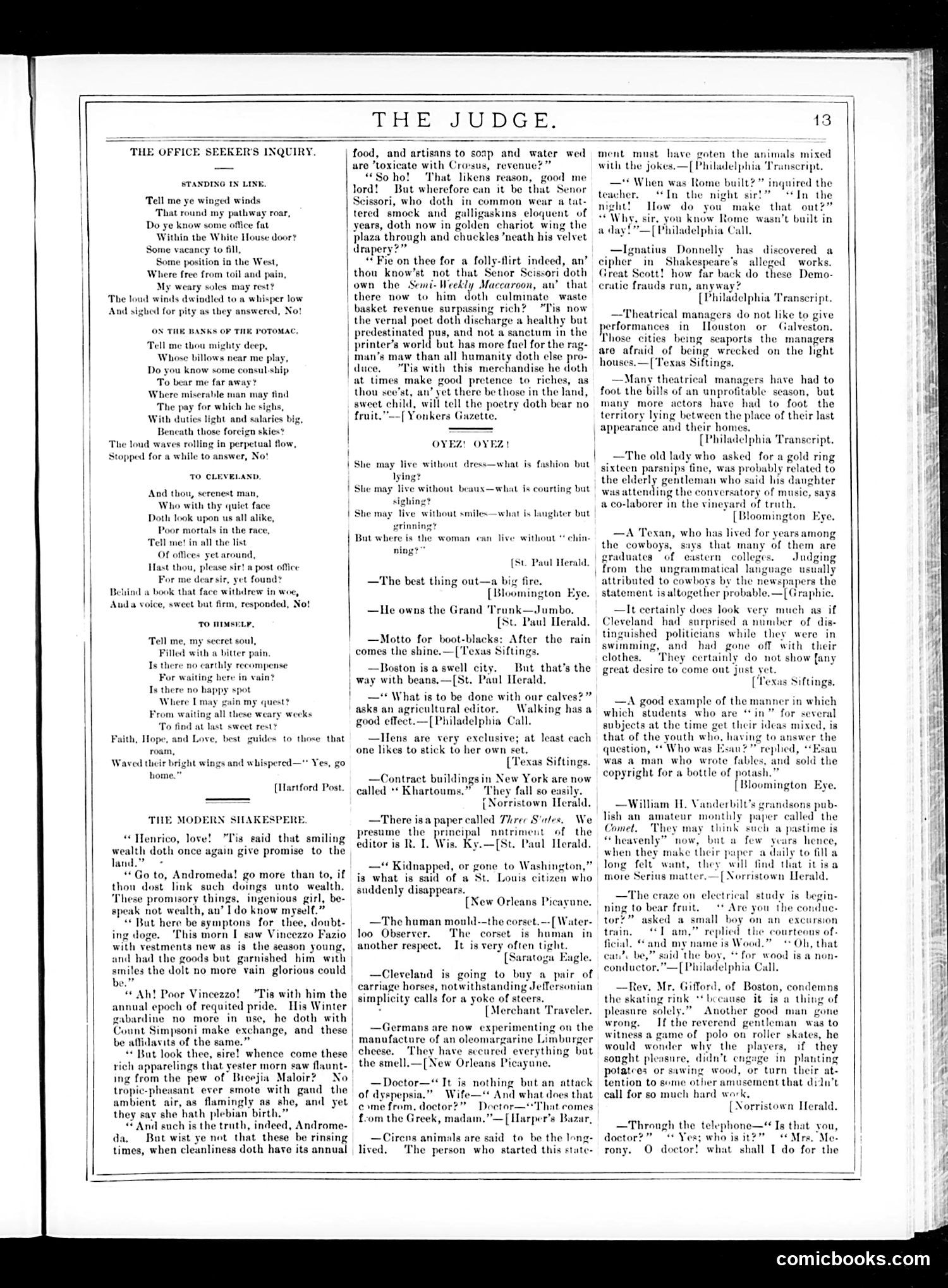 Judge — May 9, 1885 — page 13 of 16